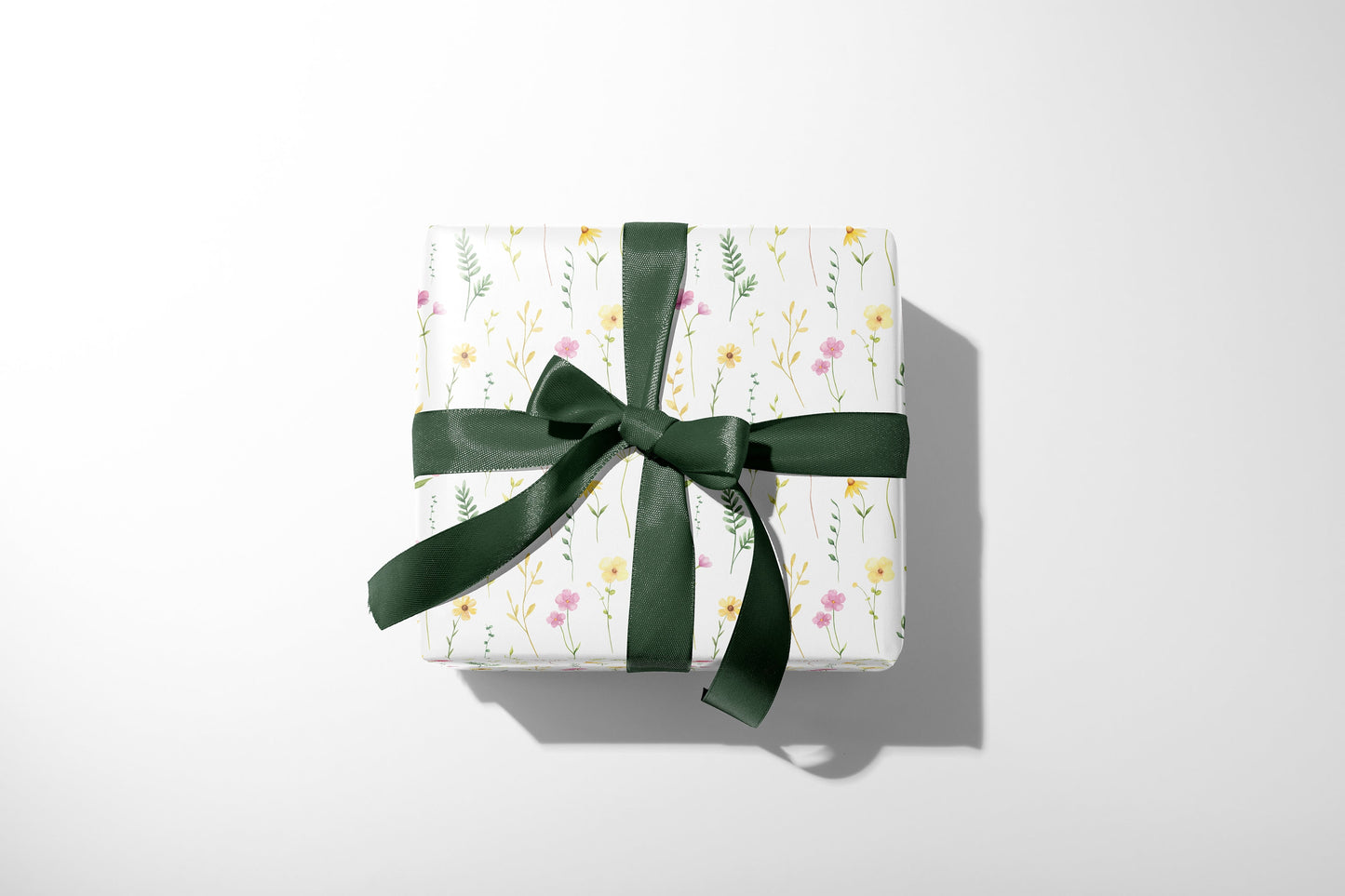 Wildflowers Gift Paper Sheet – Large Size, Delicate Floral Design for Wrapping Gifts