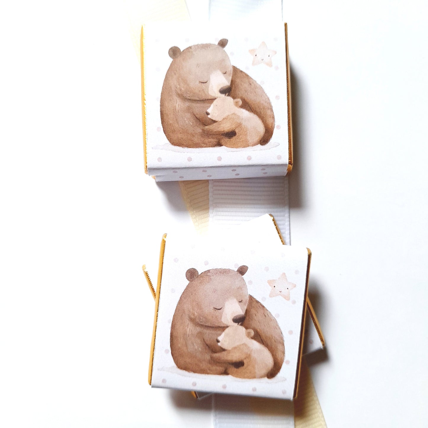 Personalized Baby Shower Chocolate Favours – Mama Bear Party Bag Fillers (Pack of 25)