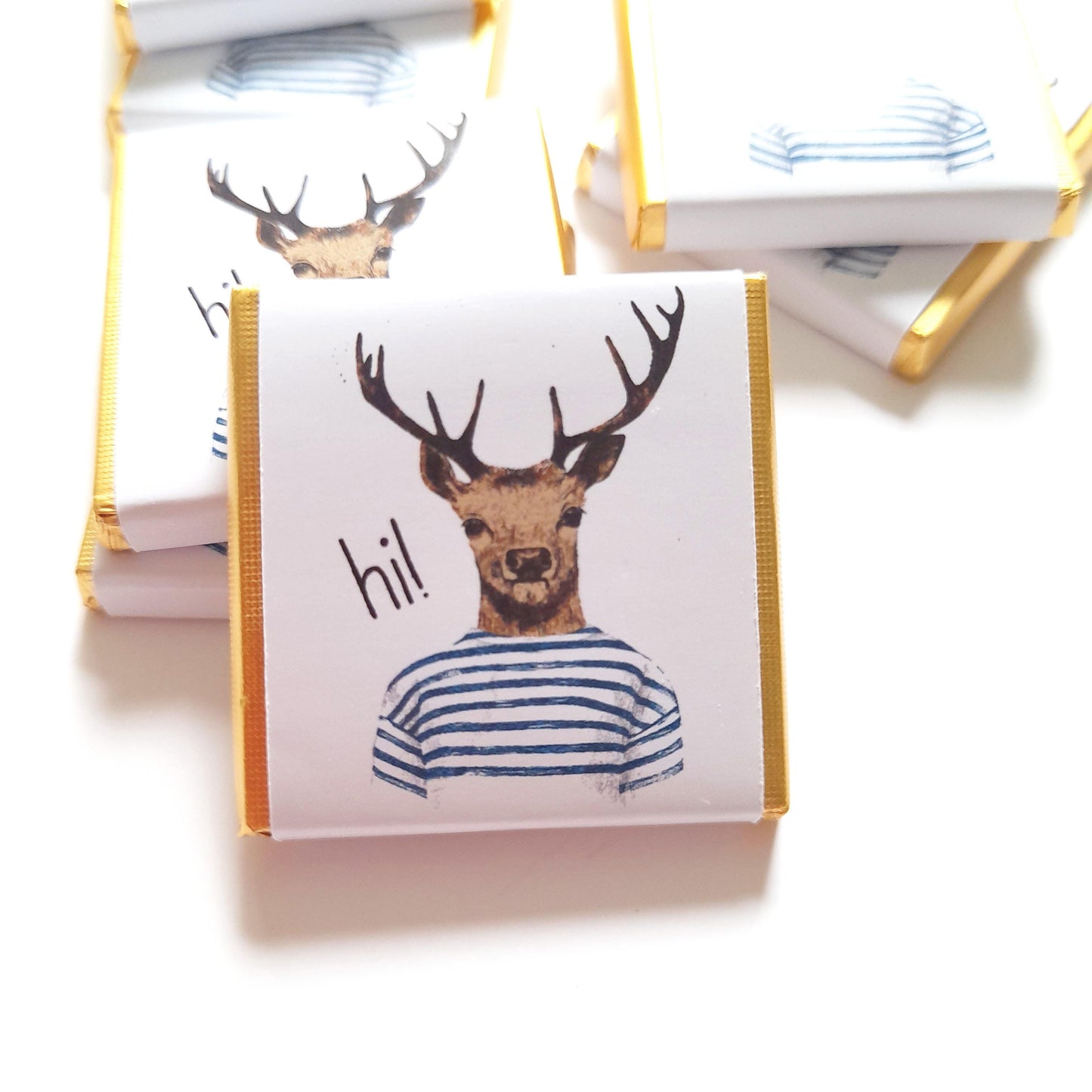 Personalized Stag Do Chocolate Favours – Birthday Party Favours (Pack of 25)