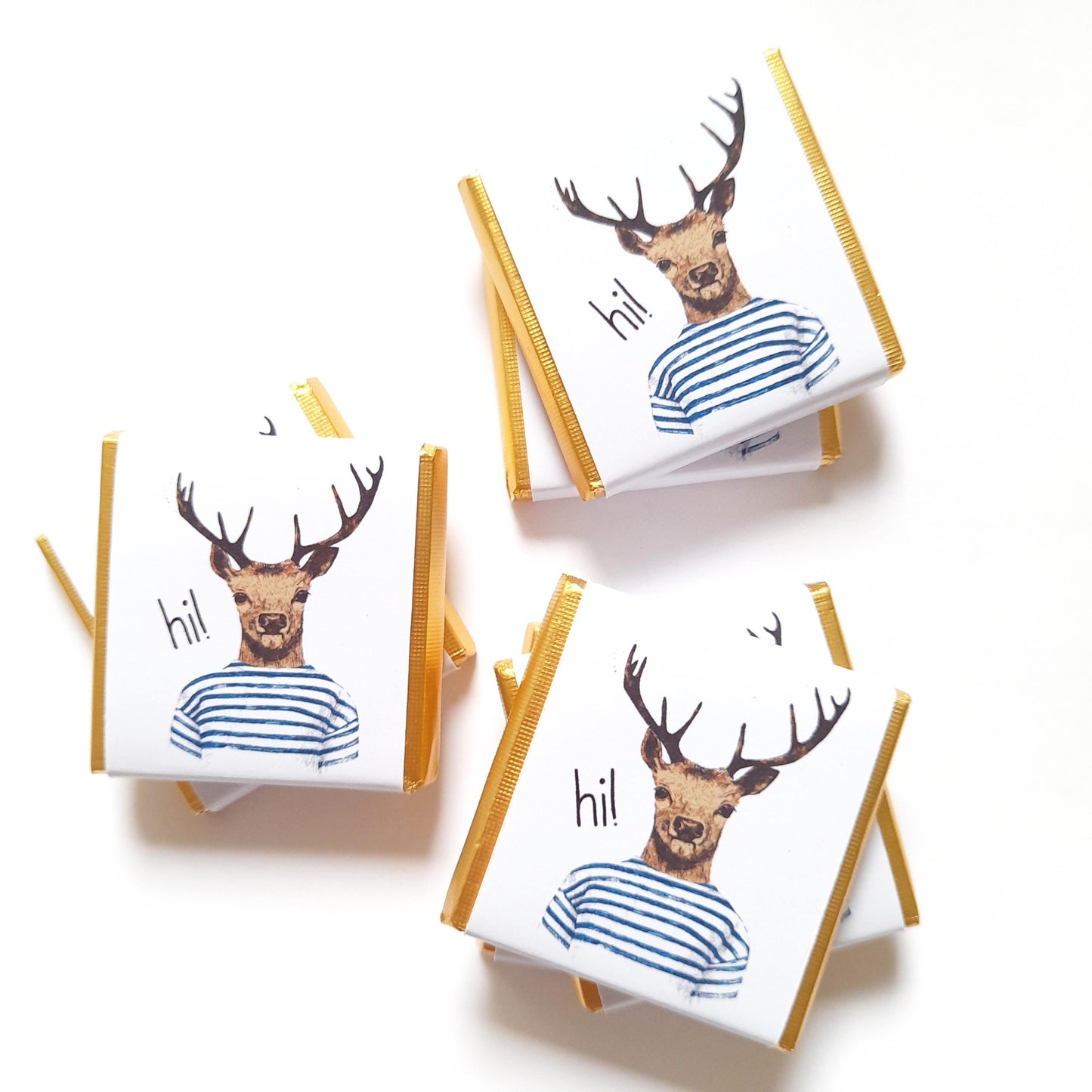 Personalized Stag Do Chocolate Favours – Birthday Party Favours (Pack of 25)