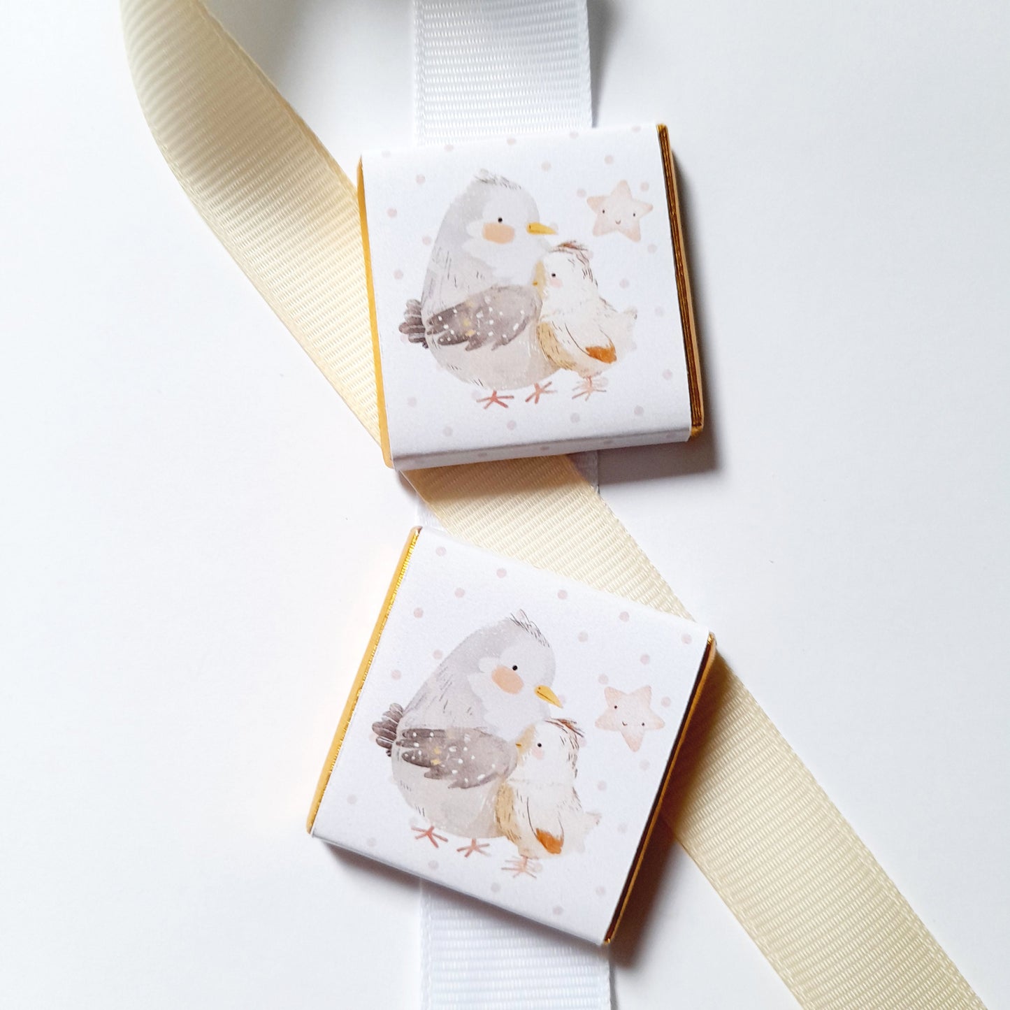 Personalized Baby Shower Mama Bird Chocolate Favours β Party Bag Fillers (Pack of 25)