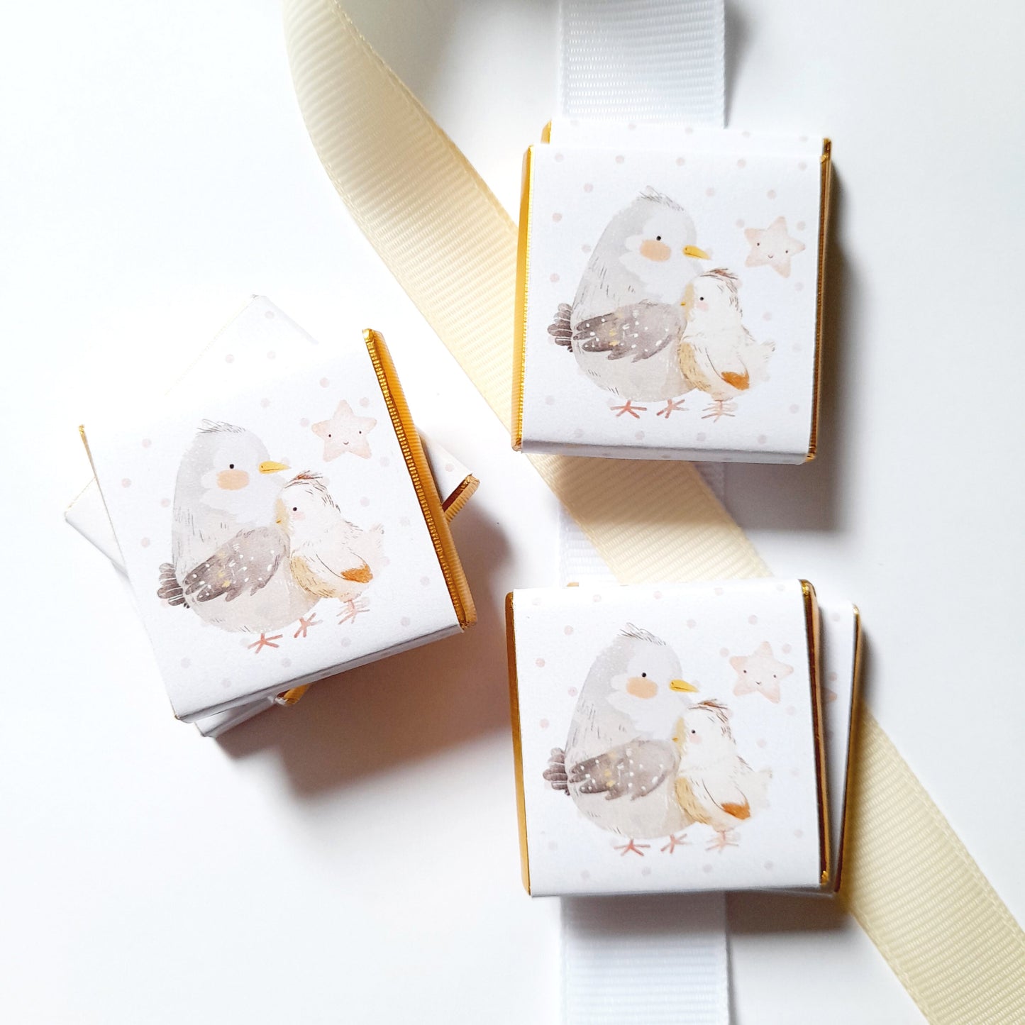 Personalized Baby Shower Mama Bird Chocolate Favours β Party Bag Fillers (Pack of 25)