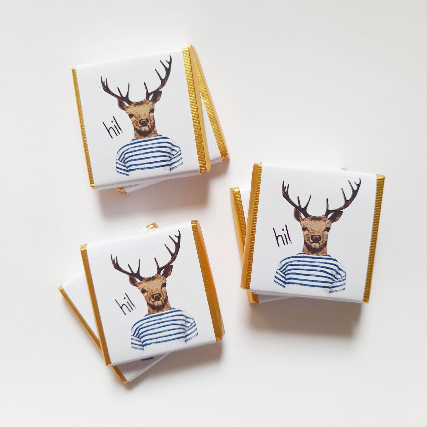 Personalized Stag Do Chocolate Favours – Birthday Party Favours (Pack of 25)