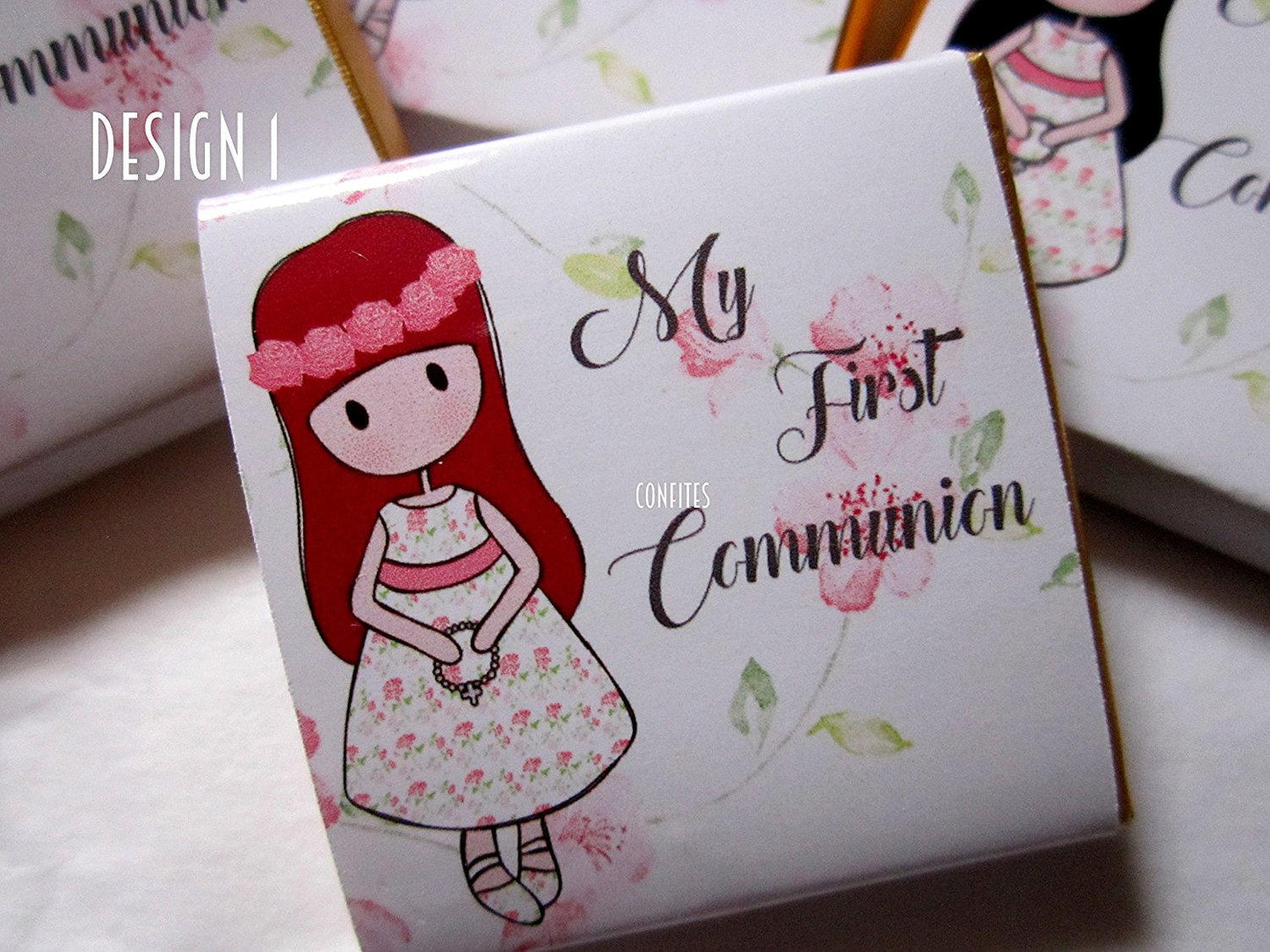 Personalised First Communion Chocolate Favours – Pack of 25