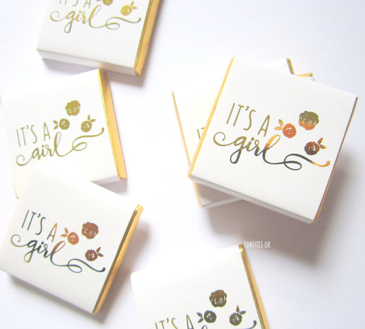 It’s a Girl Baby Shower Chocolate Favours (Pack of 25)