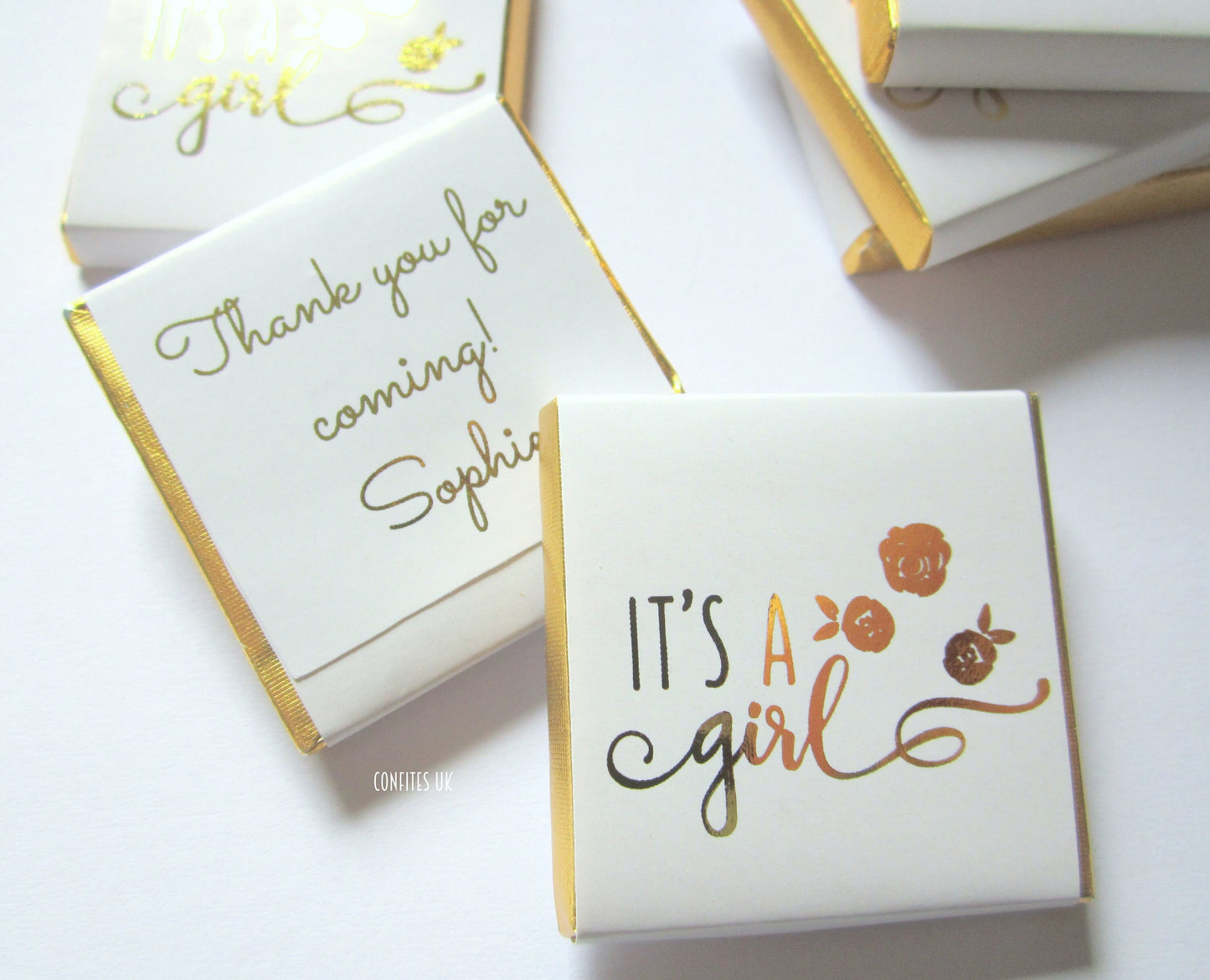 It’s a Girl Baby Shower Chocolate Favours (Pack of 25)