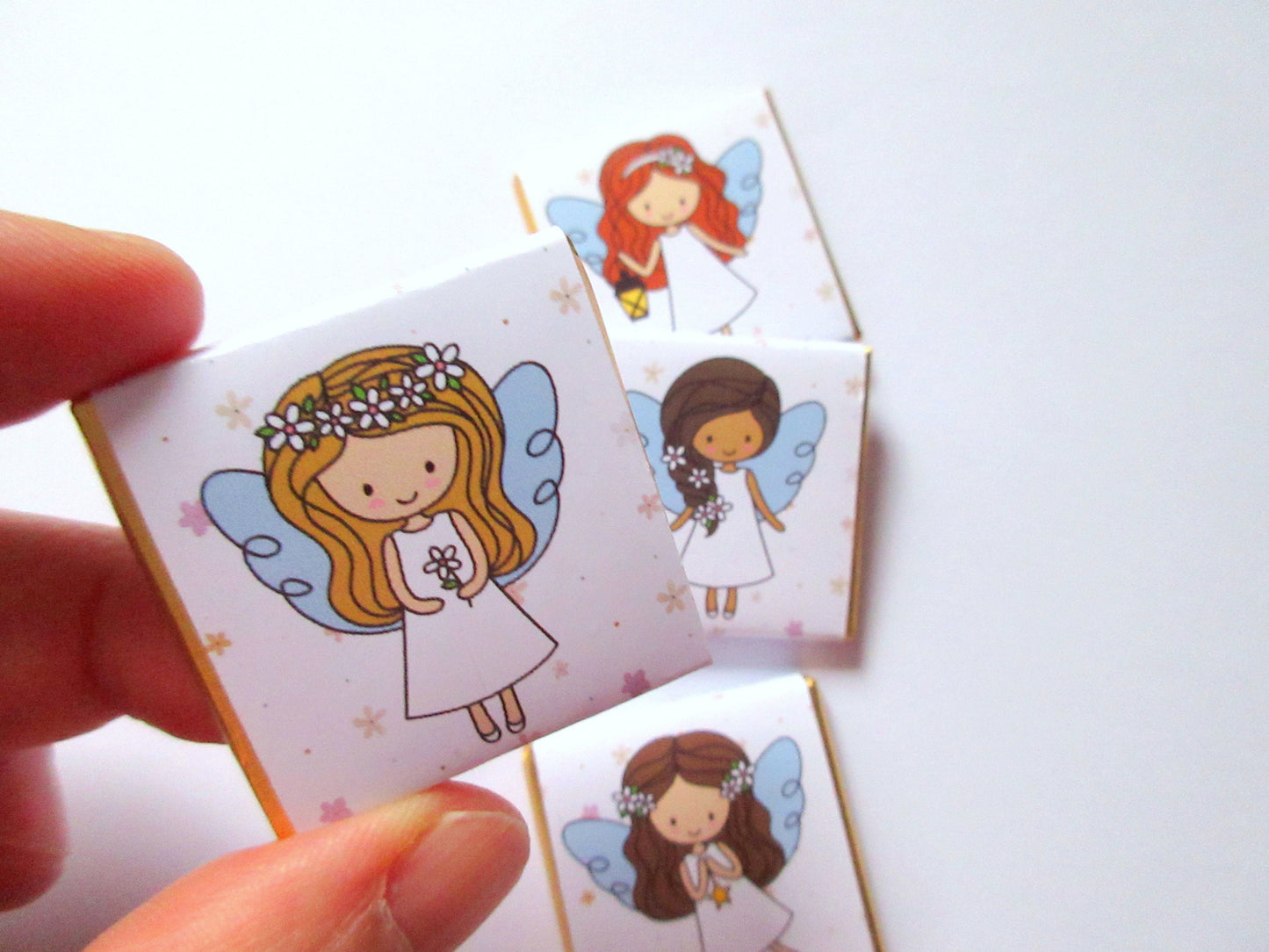 Angel First Communion Chocolate Favours – Personalised Girls’ Treats (Pack of 25)