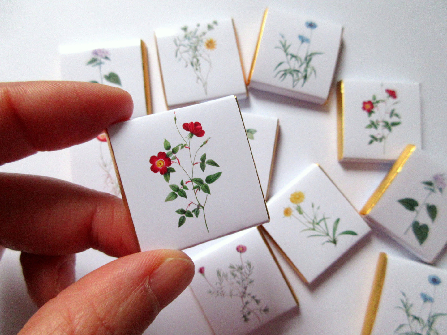 Wild flowers party favours