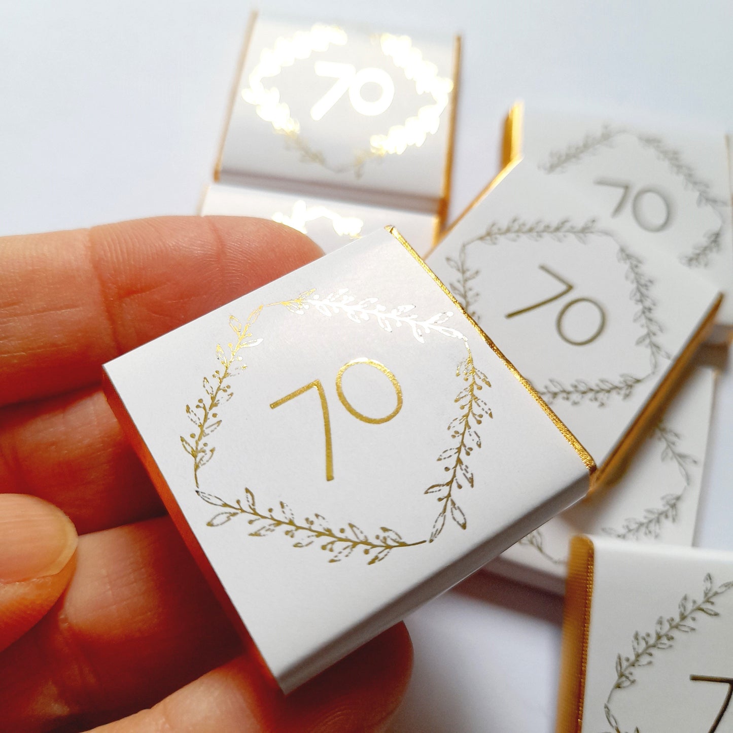 Personalised Birthday Favours – Milestone Party Chocolates (Pack of 25)