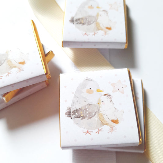 Mama Bird Baby Shower Chocolate Favours (Pack of 25)