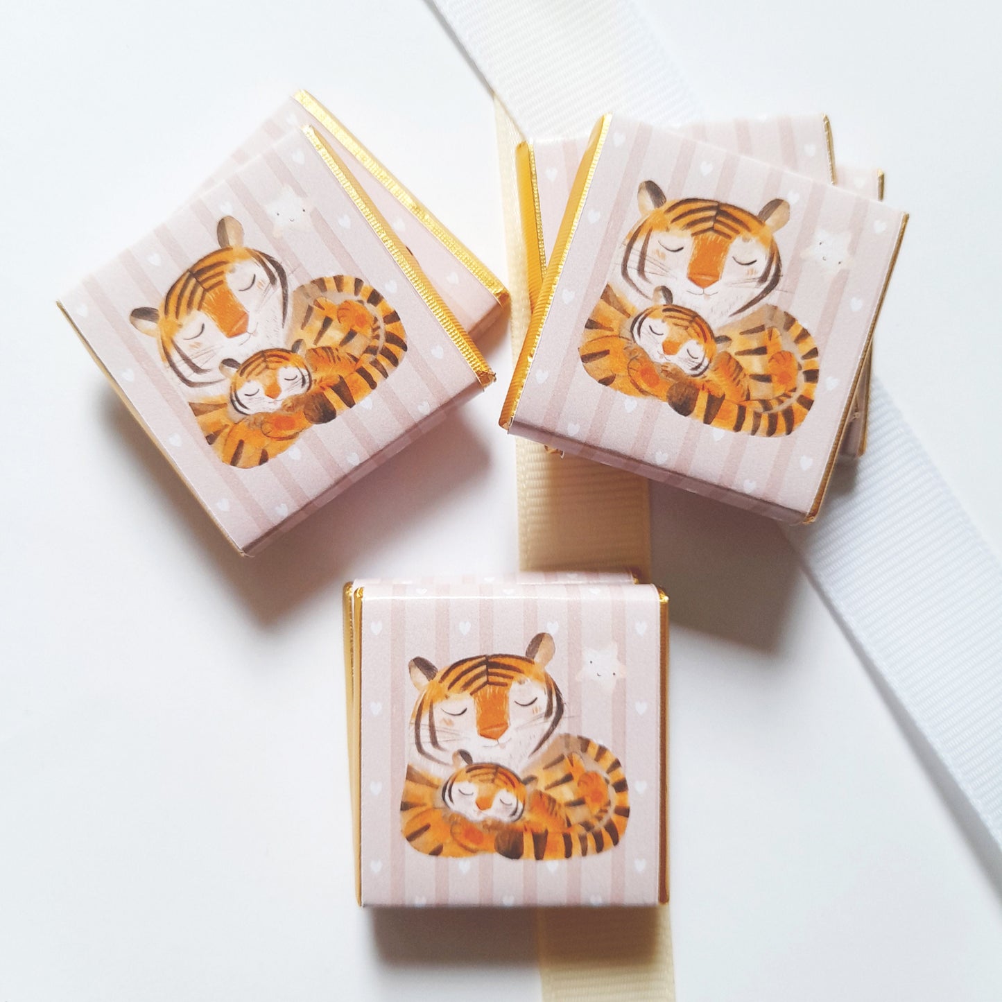 Mama Tiger Baby Shower Chocolate Favours (25 Pack)
