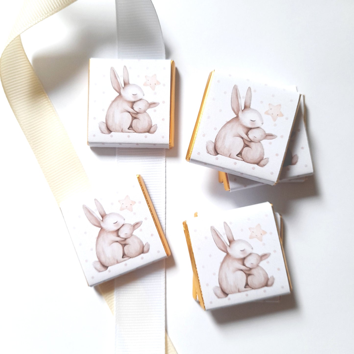 Mama Bunny Chocolate Favours – Personalised (Pack of 25)