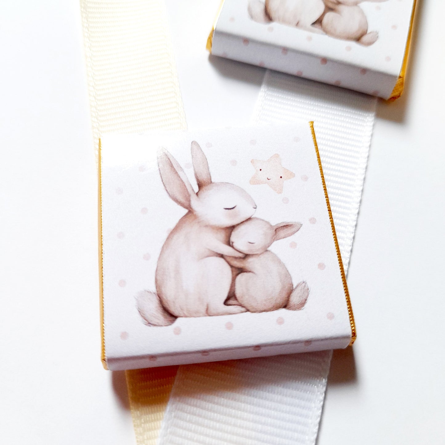 Mama Bunny Chocolate Favours – Personalised (Pack of 25)
