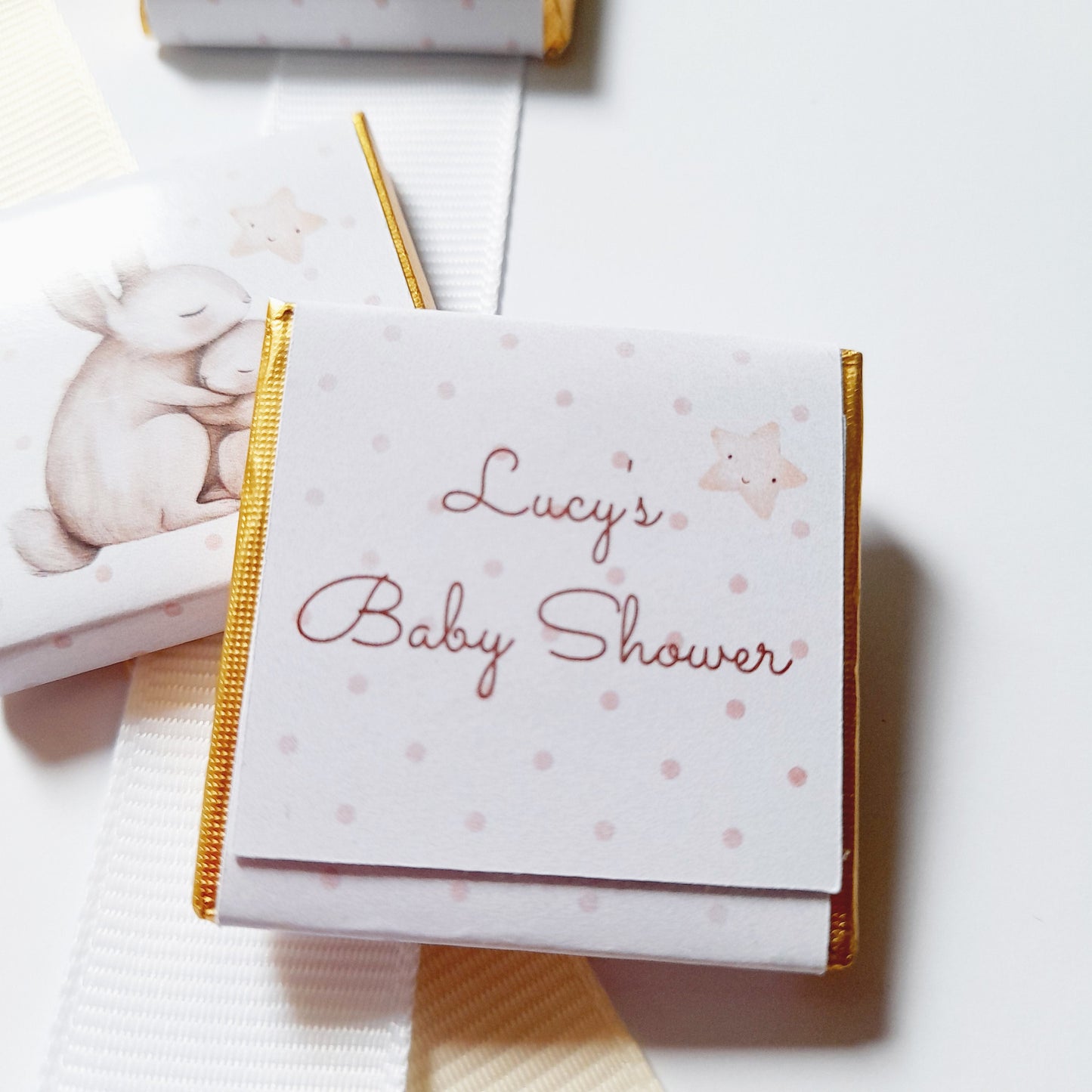 Mama Bunny Chocolate Favours – Personalised (Pack of 25)