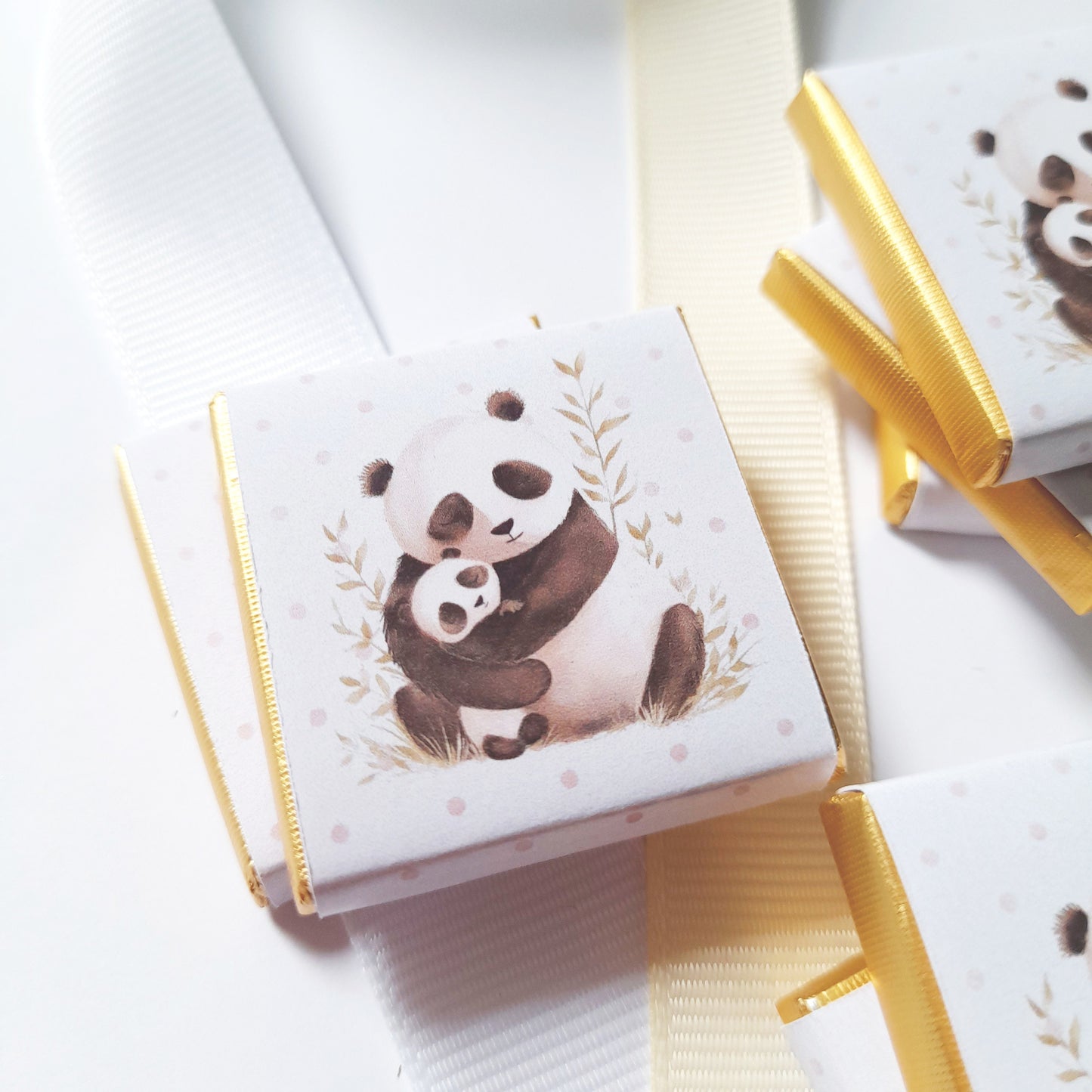 Mama Panda Baby Shower Chocolate Favours (Pack of 25)