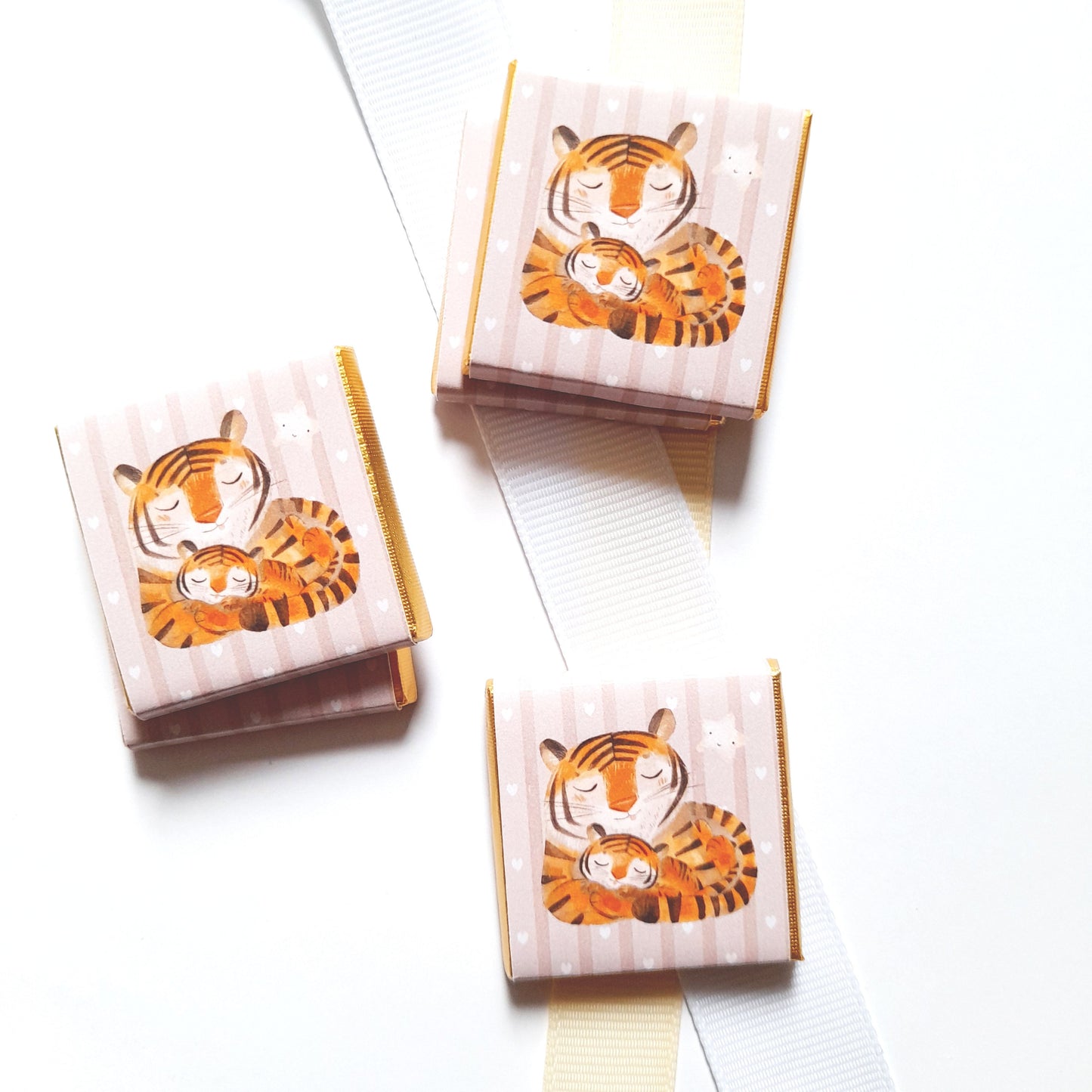 Mama Tiger Baby Shower Chocolate Favours (25 Pack)