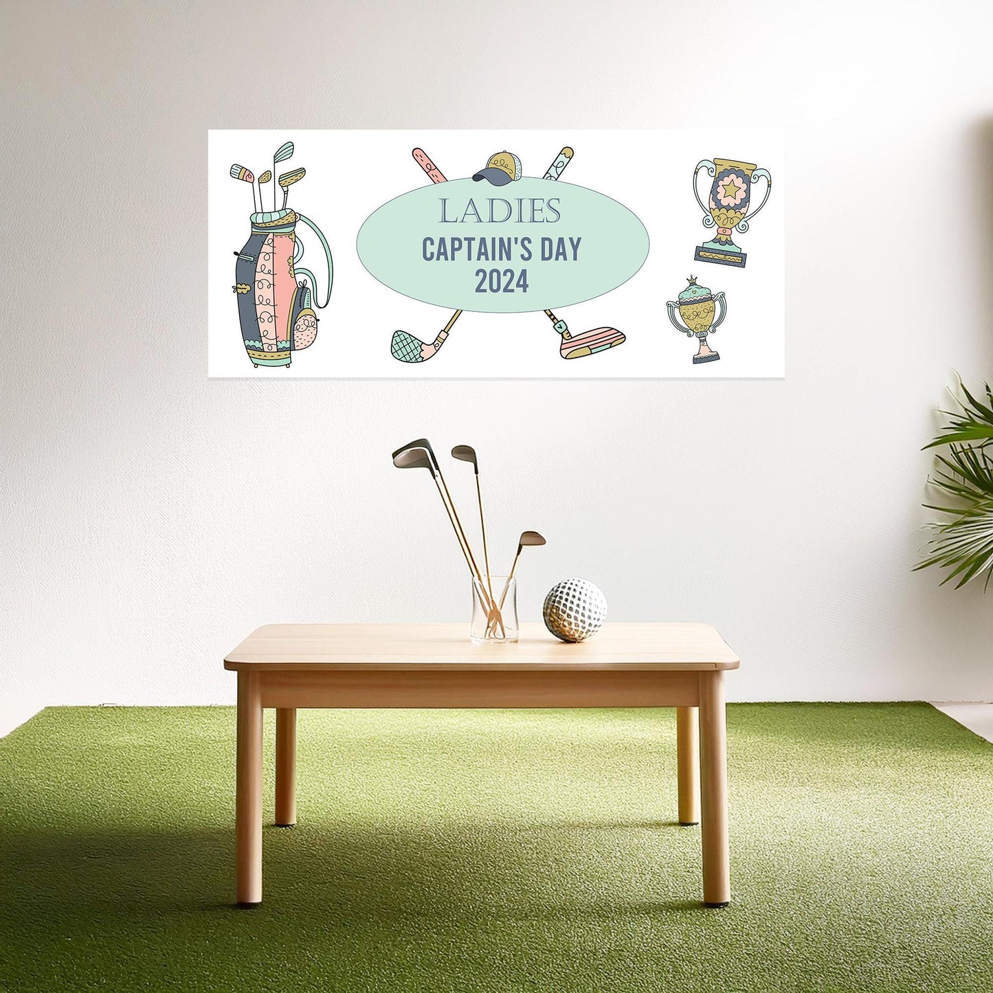 Personalised Golf Party Banner – Custom Design for Golf Fans