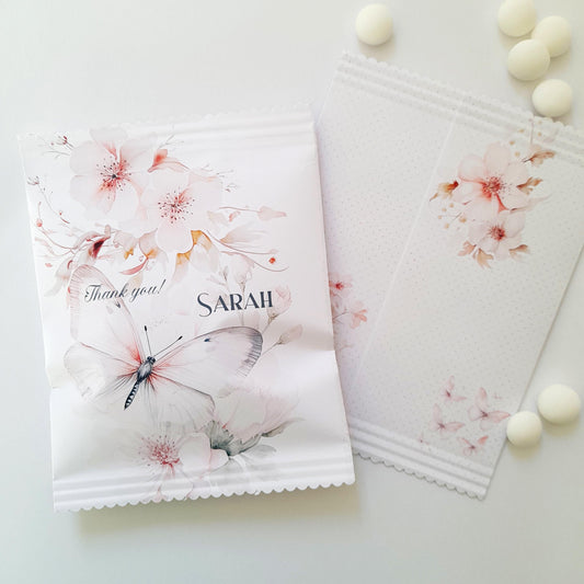 Fluttering Butterfly Party Treat Bags – Personalised (Pack of 10)