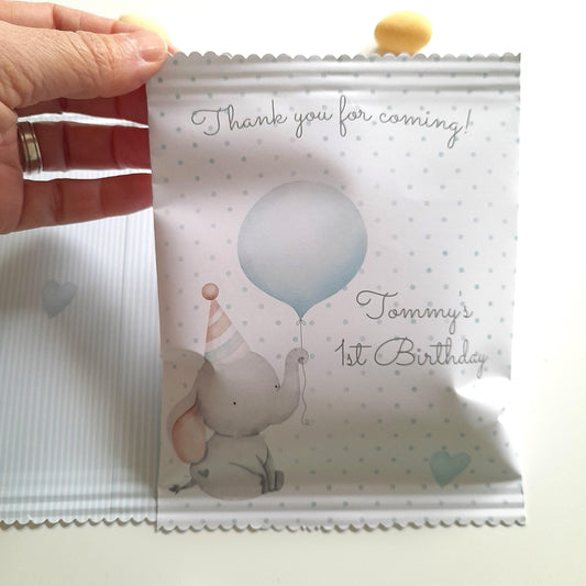 Baby boy 1st birthday party bags