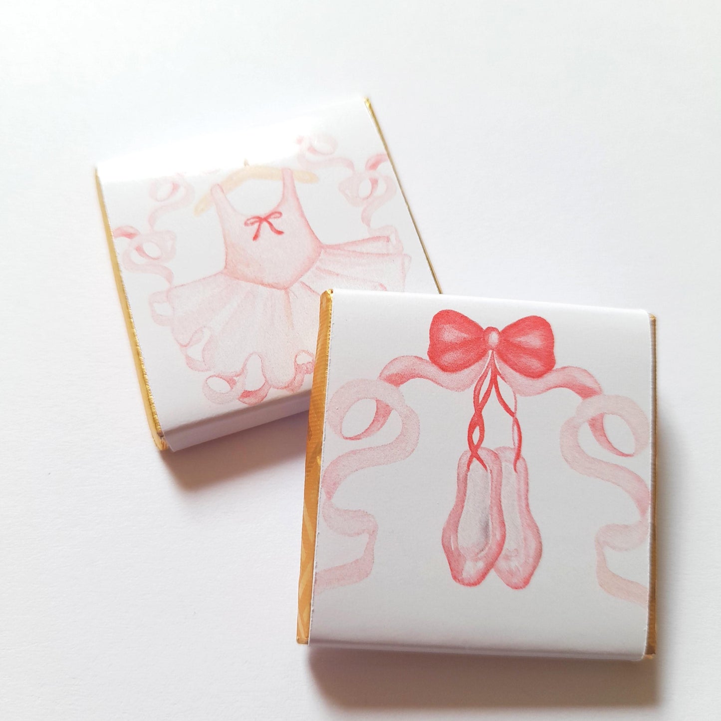 Ballerina Dress & Shoes Chocolate Favours – Pack of 25