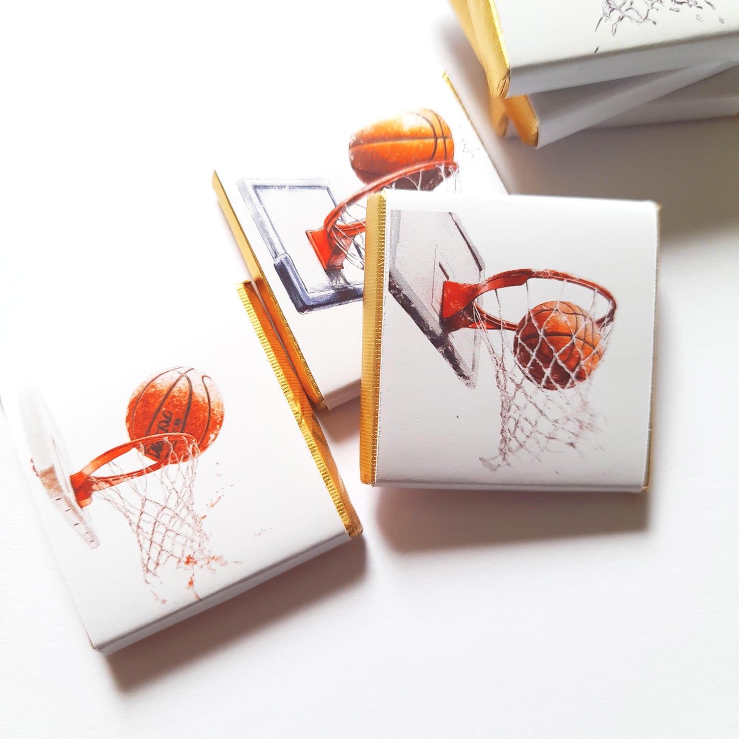 High-Scoring Basketball Chocolate Favours (Pack of 25)