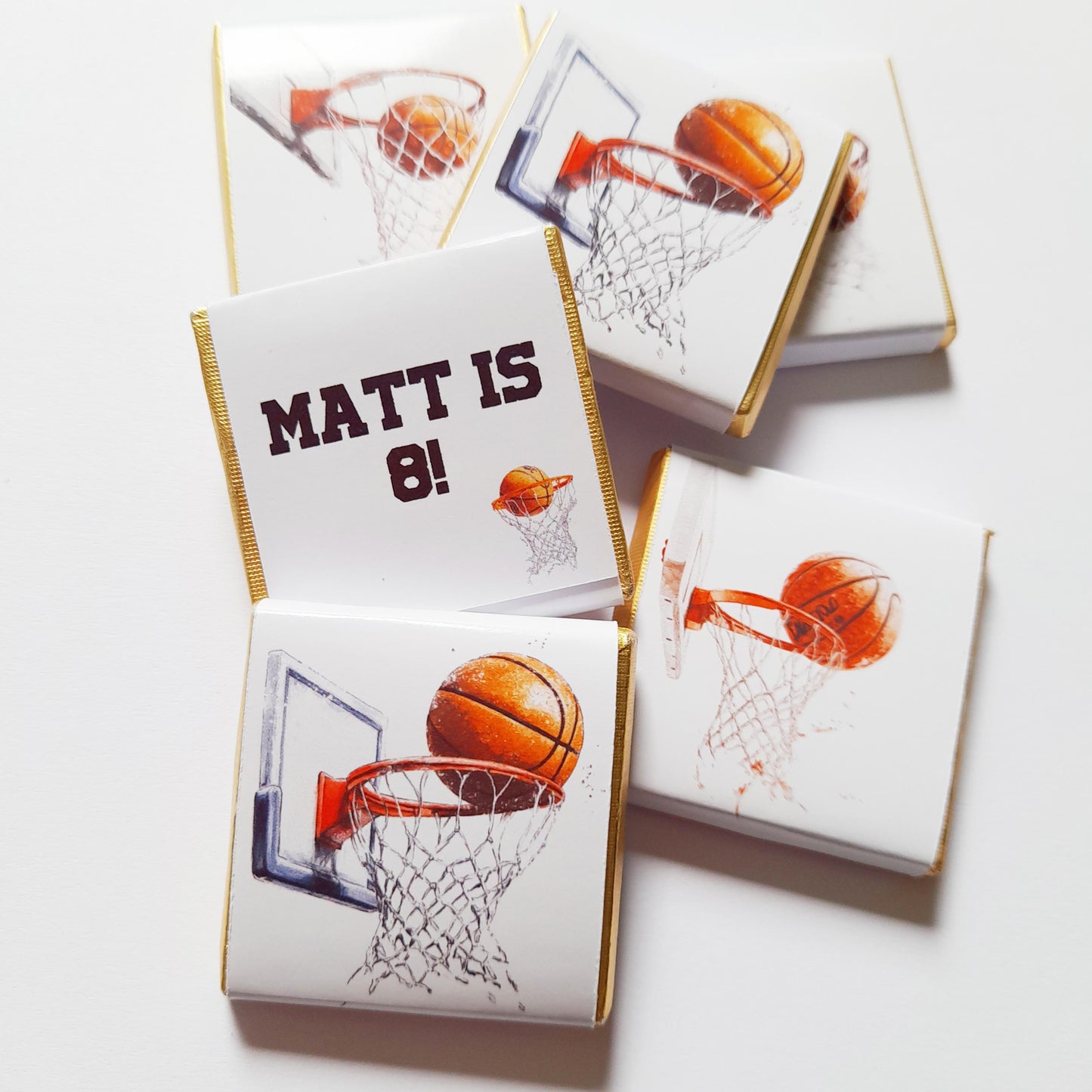 High-Scoring Basketball Chocolate Favours (Pack of 25)