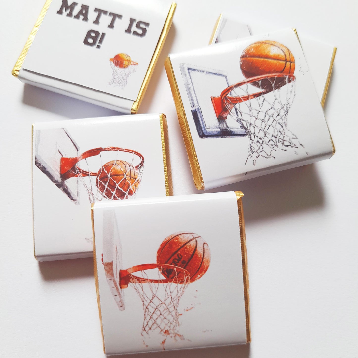 High-Scoring Basketball Chocolate Favours (Pack of 25)