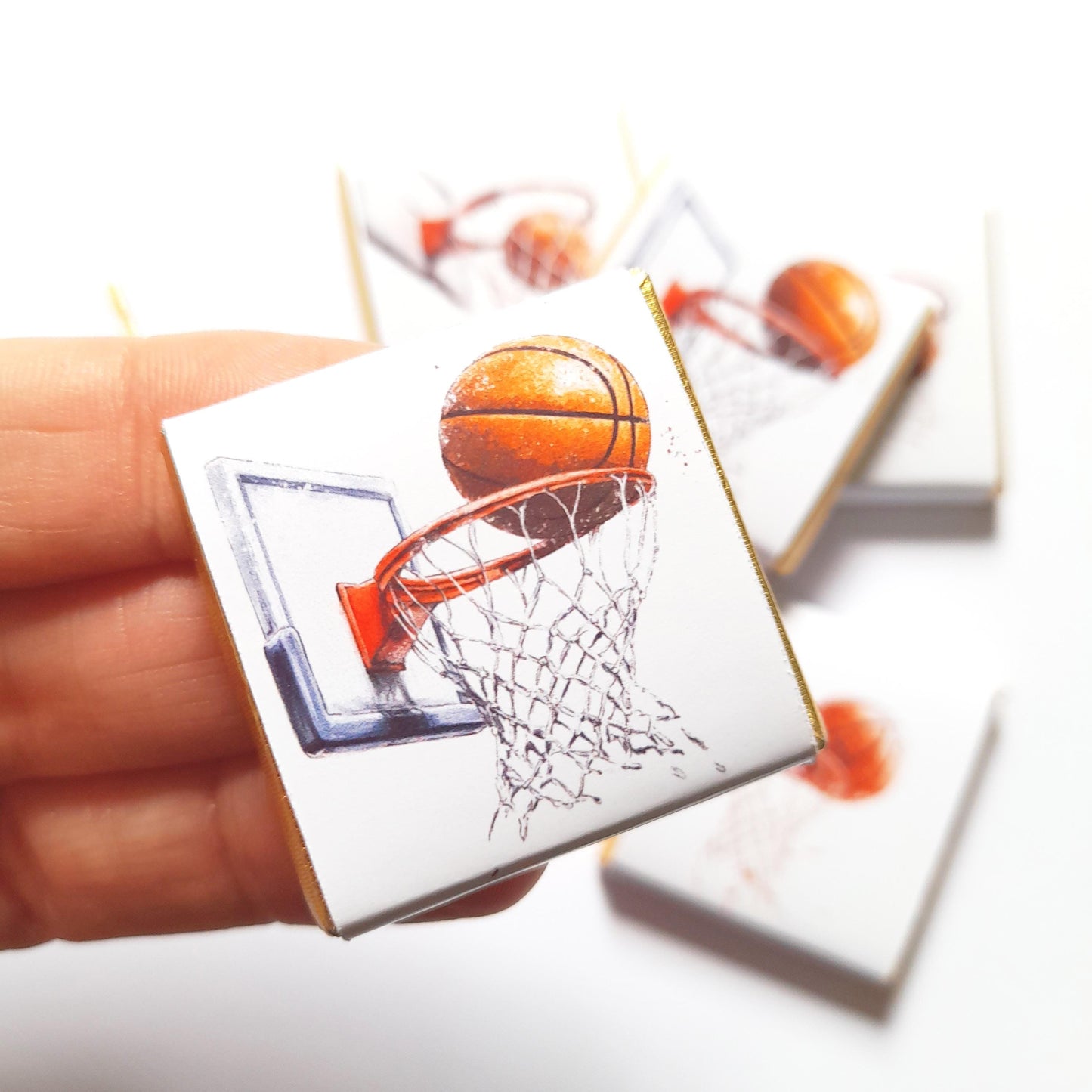 High-Scoring Basketball Chocolate Favours (Pack of 25)