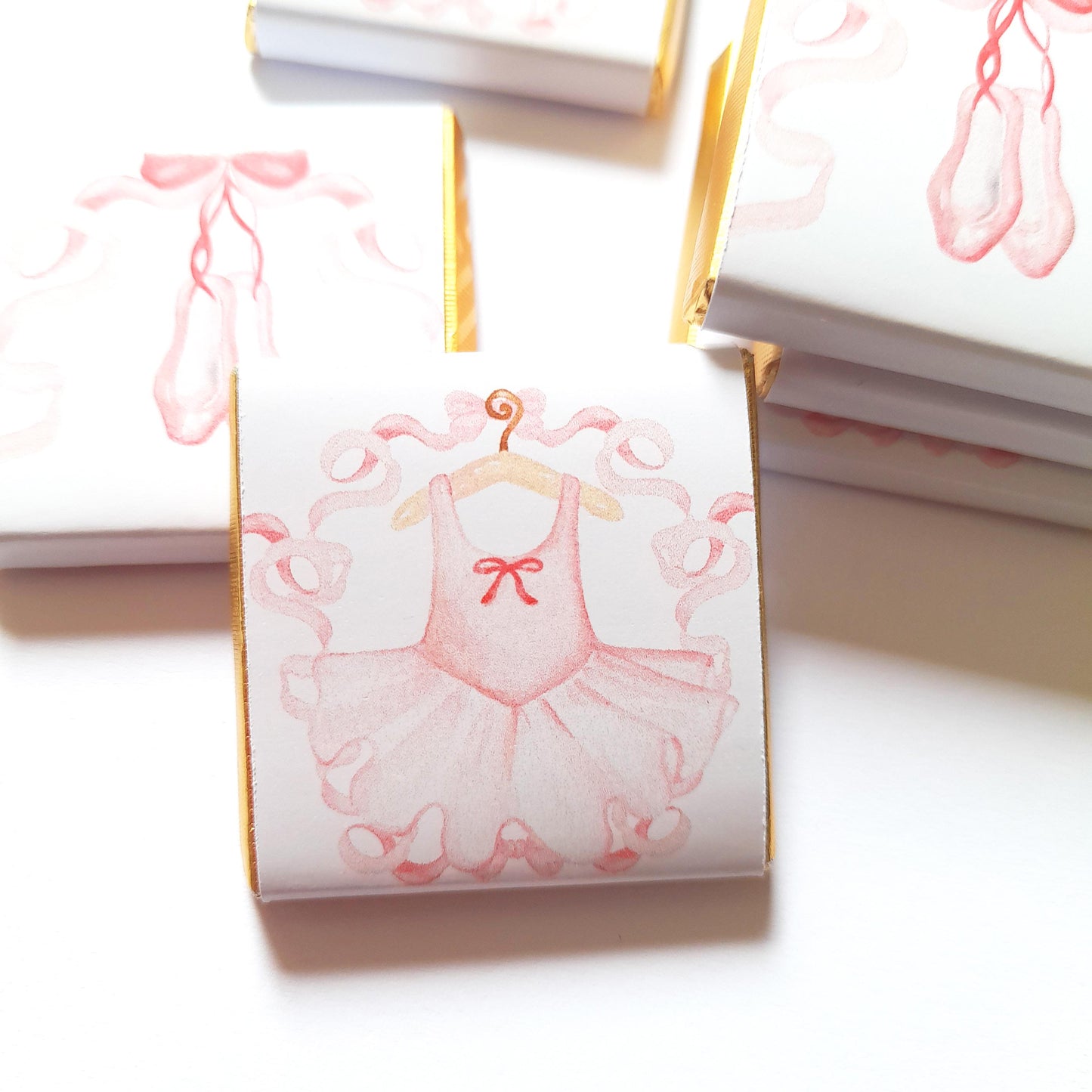 Ballerina Dress & Shoes Chocolate Favours – Pack of 25