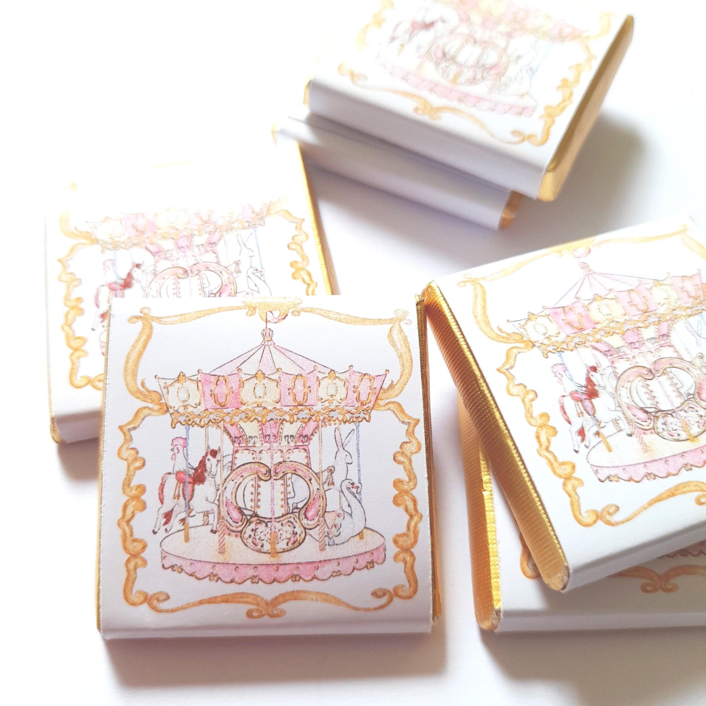 Carousel Chocolate Favours – Personalised Pack of 25