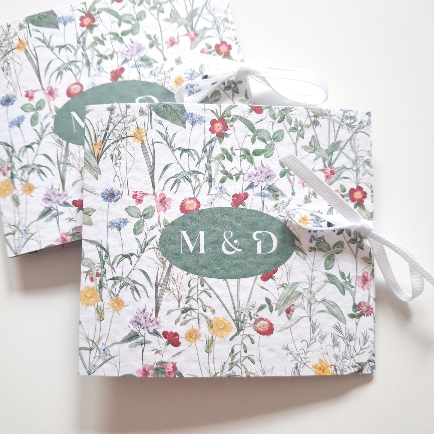 Personalised Botanical Wedding Favours – Chocolate Thank-You Treats