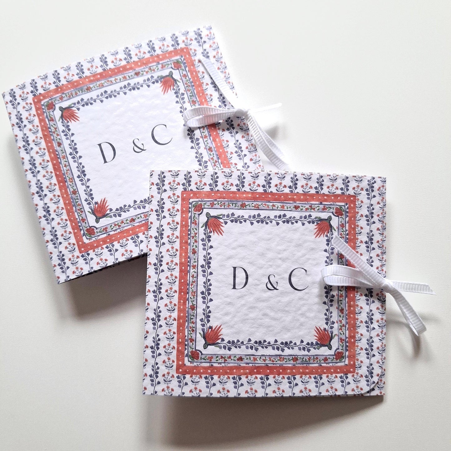 Personalised Floral Wedding Favours – Chocolate Thank-You Treats