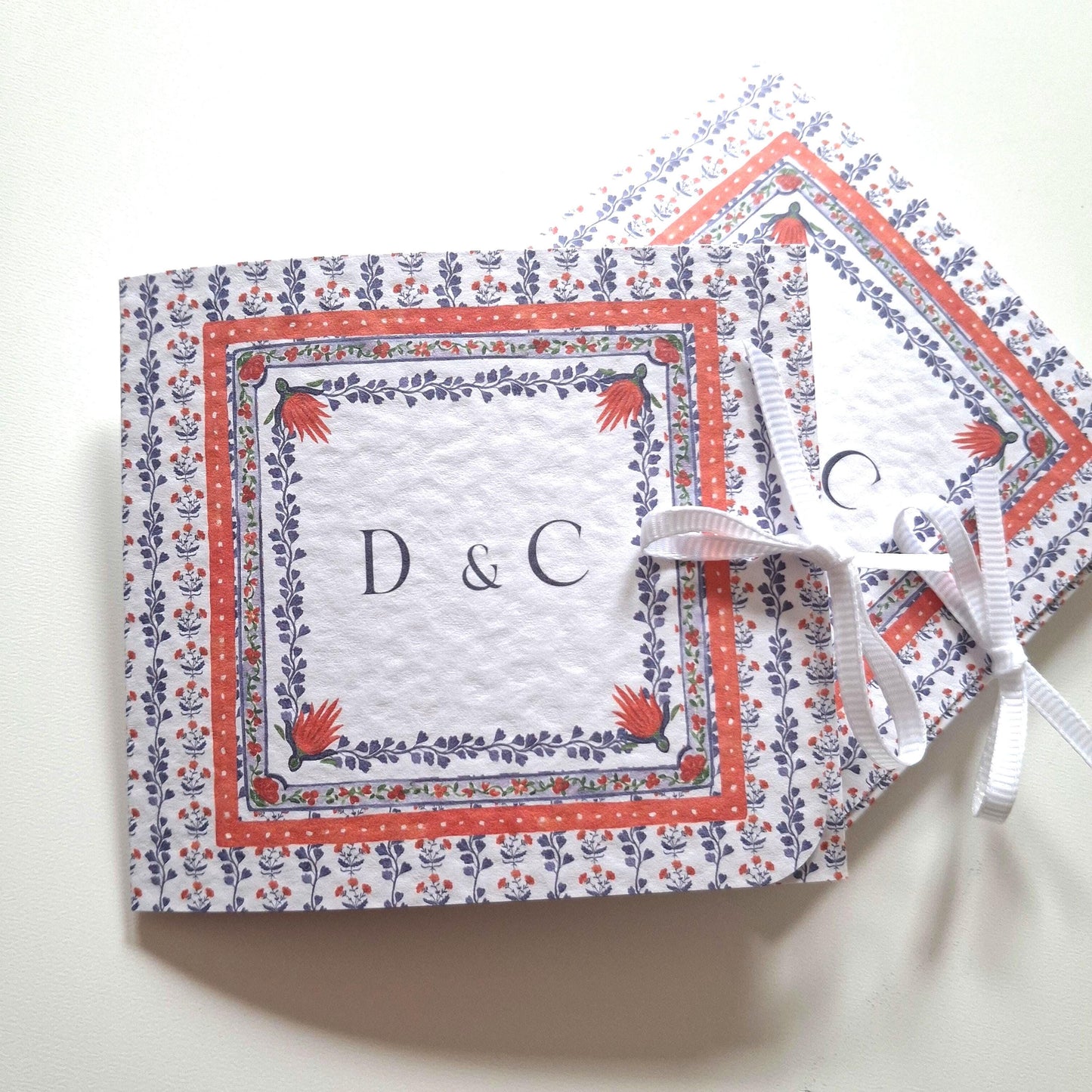Personalised Floral Wedding Favours – Chocolate Thank-You Treats