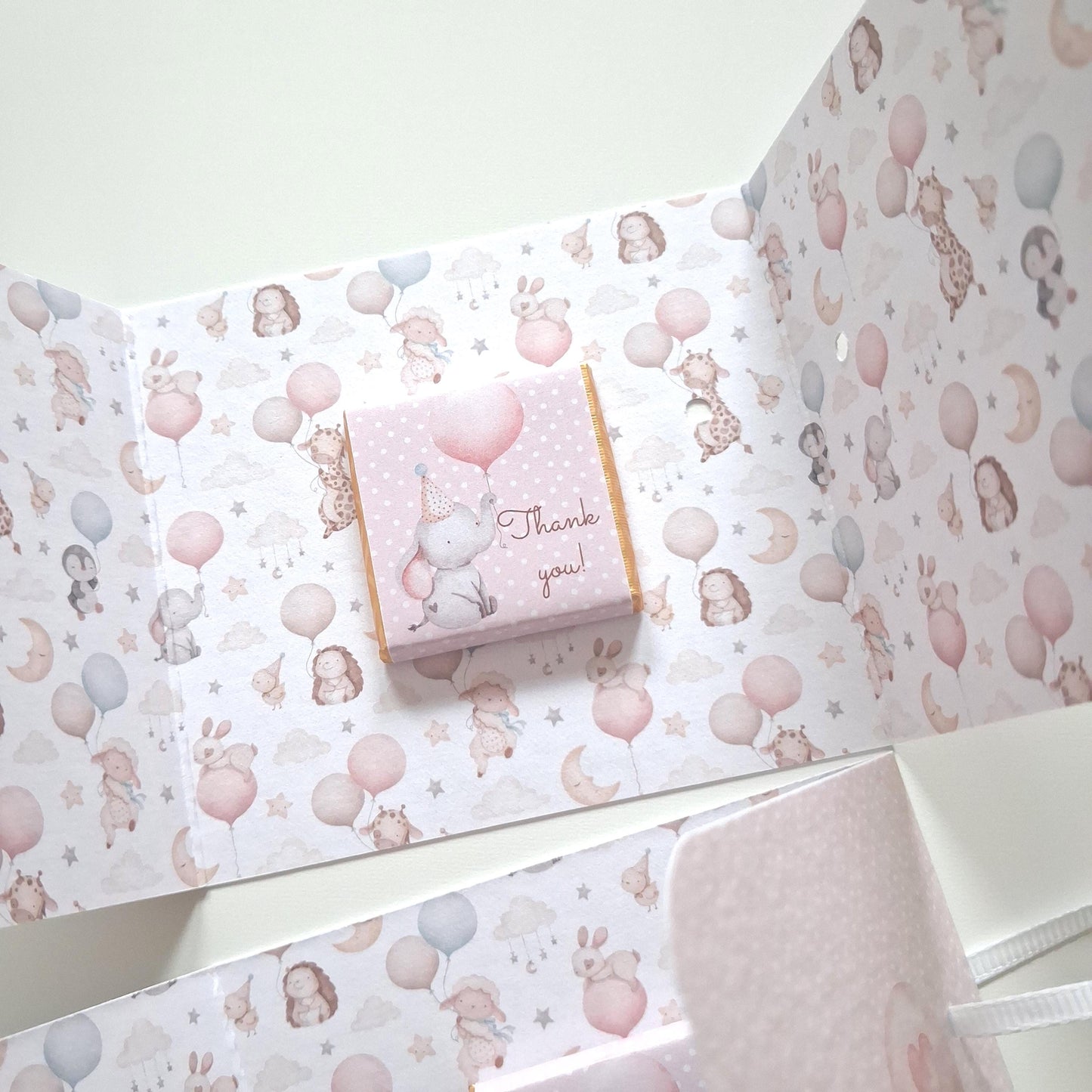 Personalised 1st Birthday Favours for Girls – Chocolate Thank-You Treats