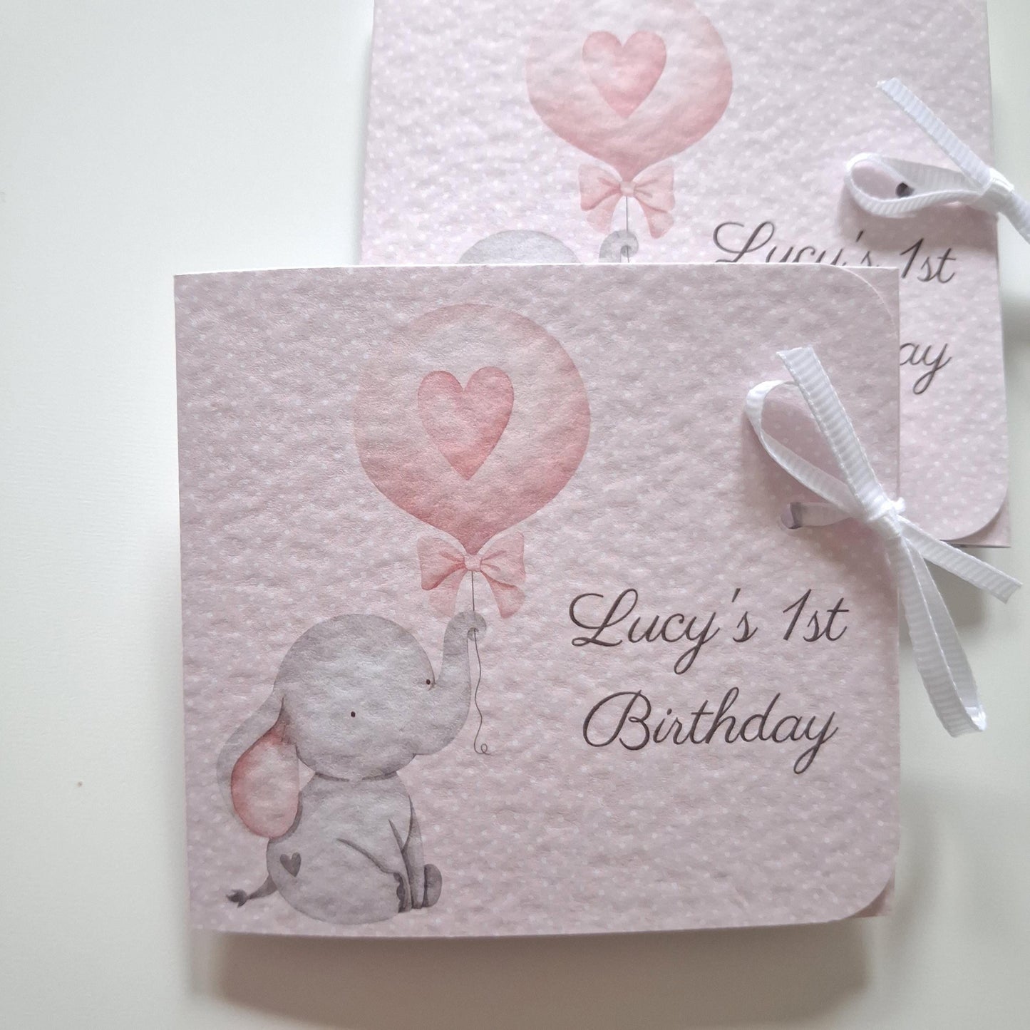 Personalised 1st Birthday Favours for Girls – Chocolate Thank-You Treats