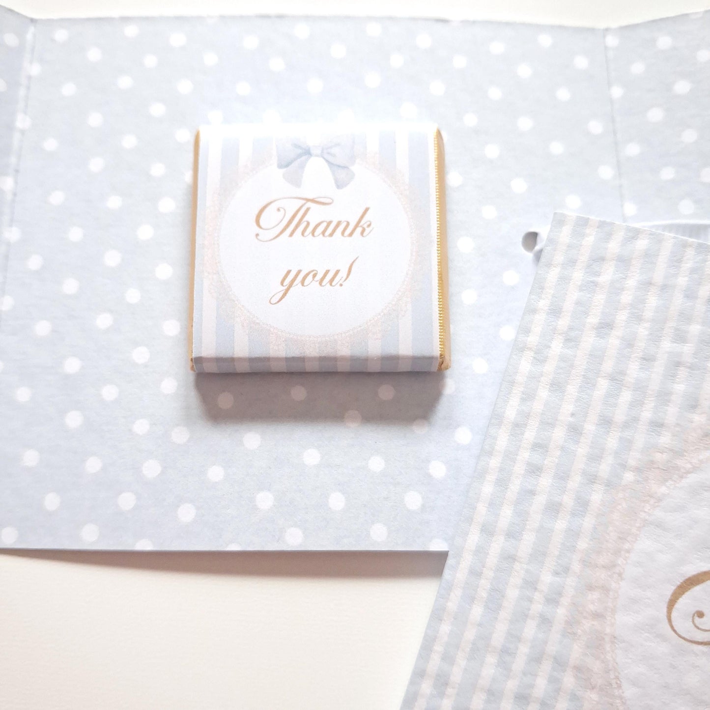 Personalised Welcome Baby Boy Favours – Chocolate Thank-You Treats