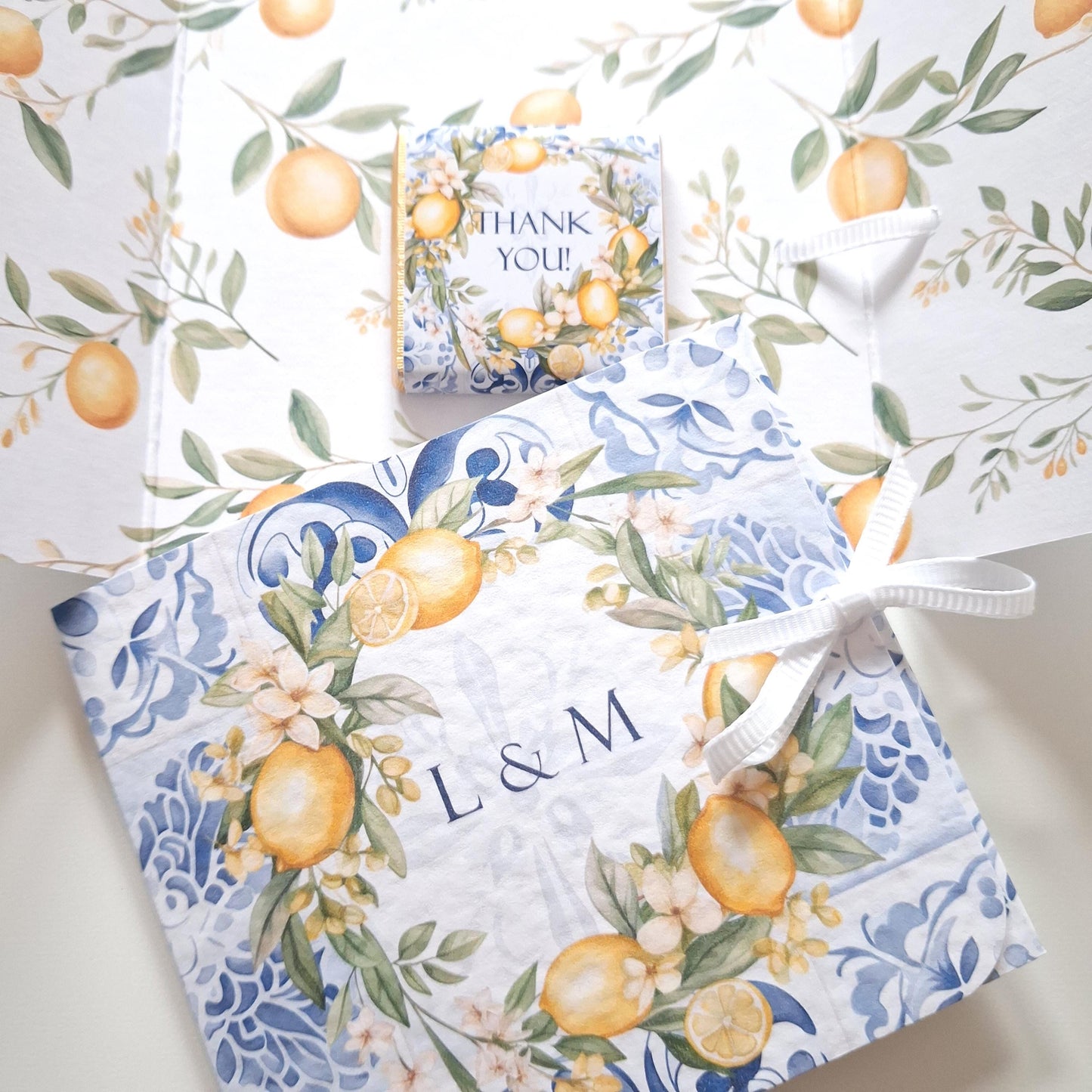 Italian Style Wedding Favours – Personalised Chocolate Thank-You Gifts
