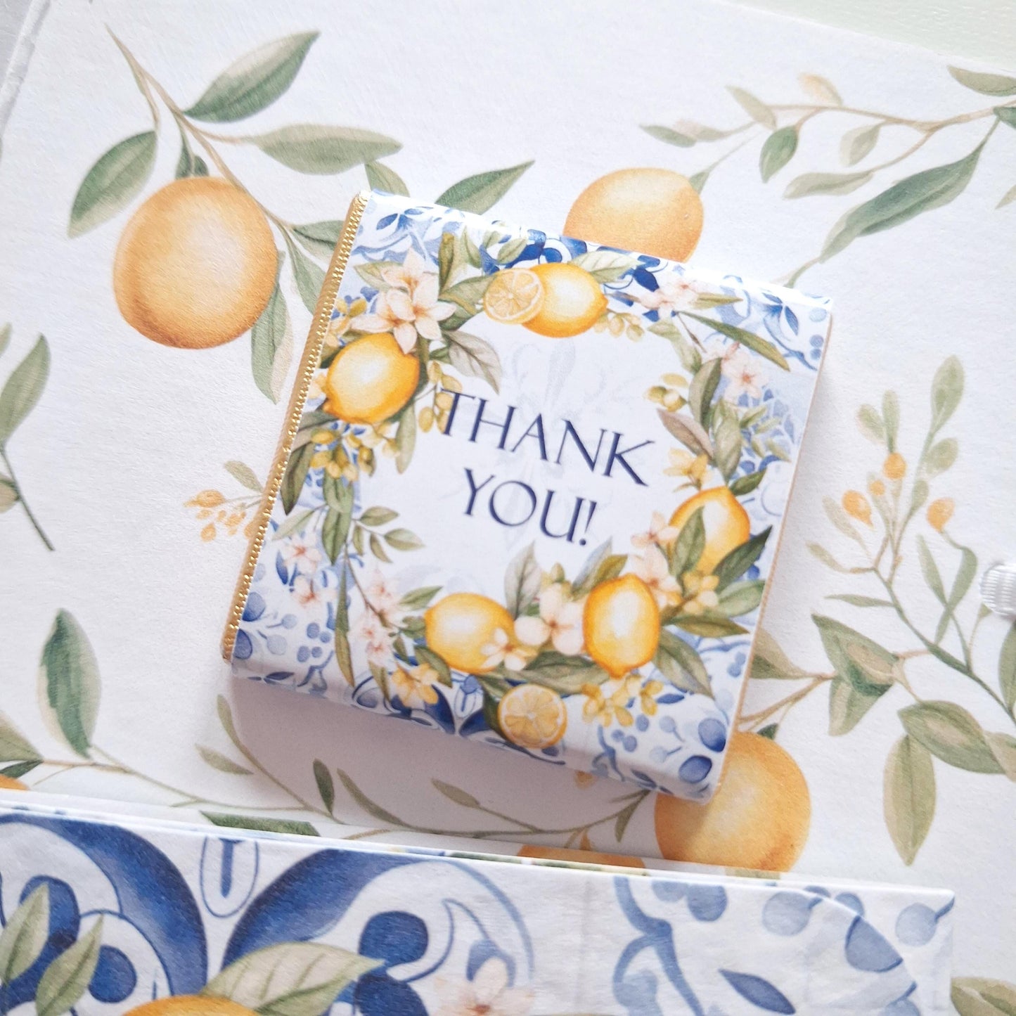 Italian Style Wedding Favours – Personalised Chocolate Thank-You Gifts