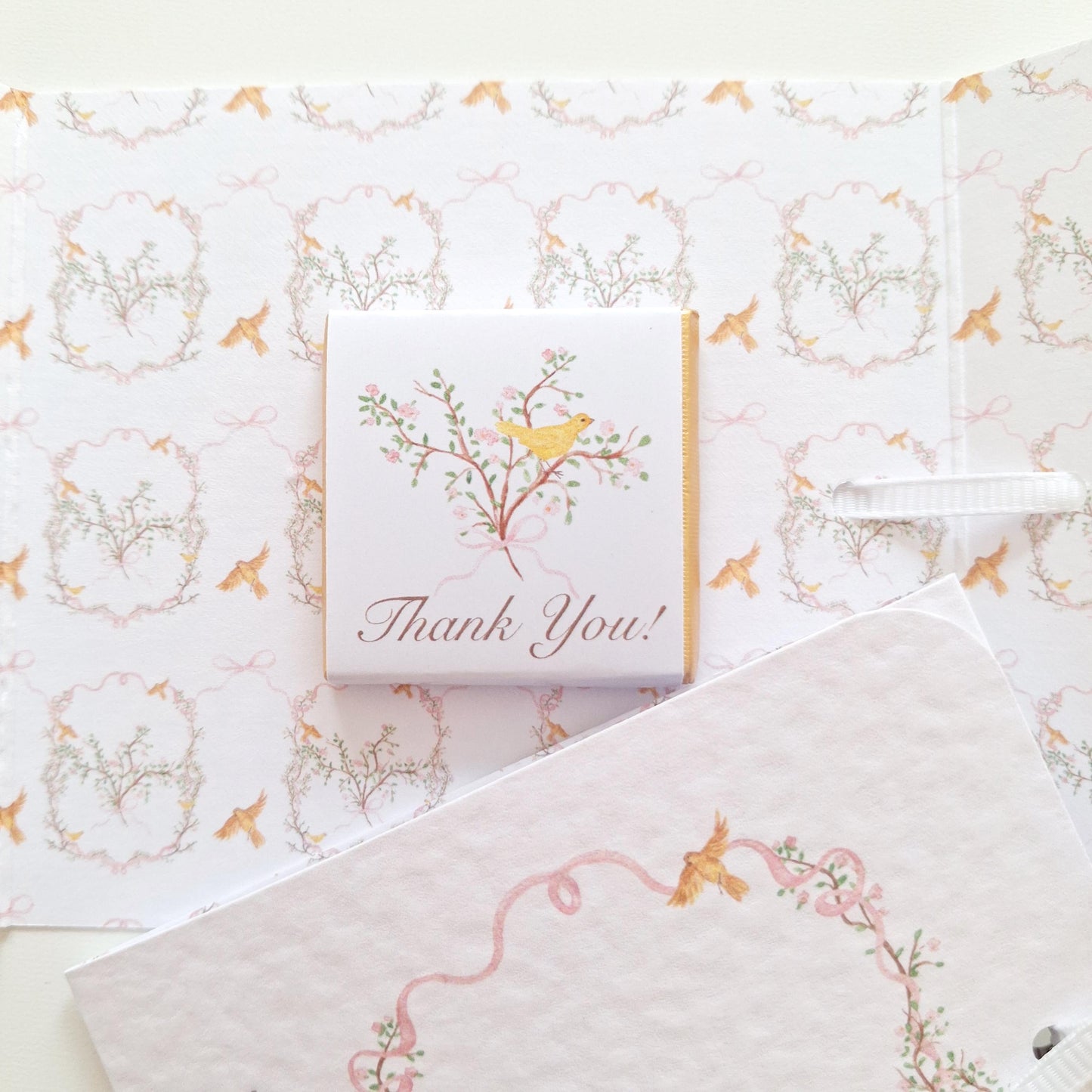 Girls’ Christening Favours – Personalised Floral Chocolate Treats