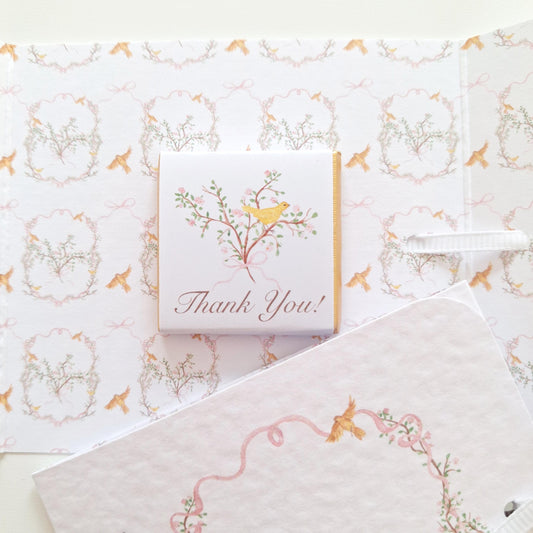 Girls’ Christening Favours – Personalised Floral Chocolate Treats