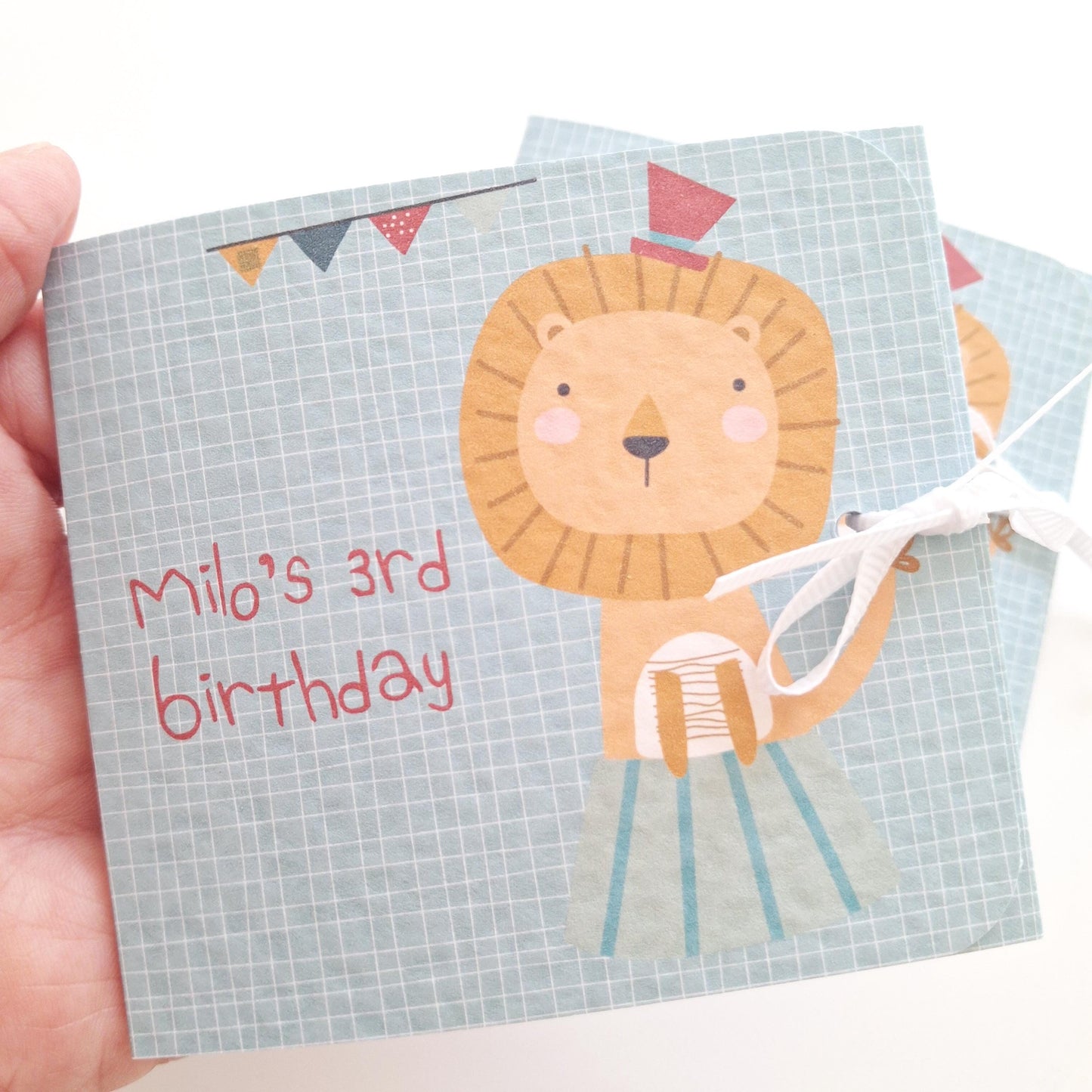 Personalised Circus Party Birthday Favours – Chocolate Thank-You Treats