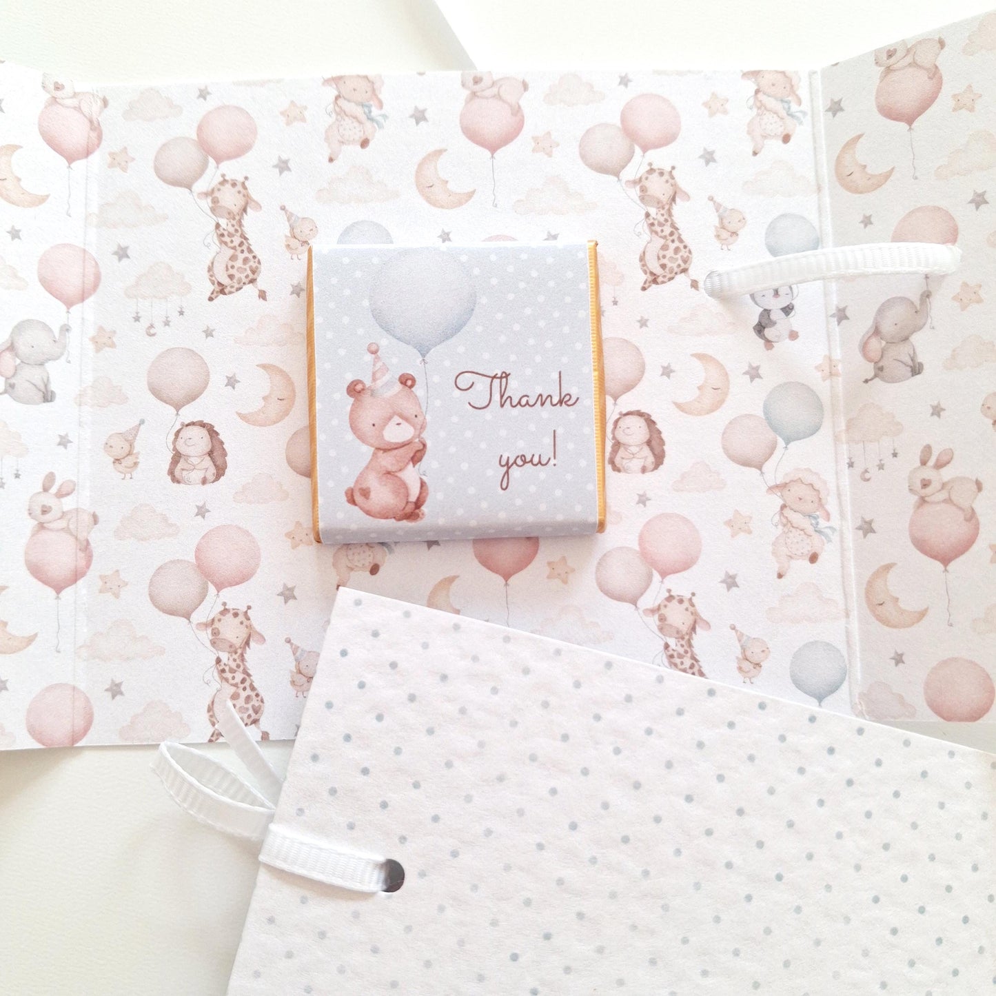Personalised Baby Bear 1st Birthday Favours for Boys – Chocolate Treats