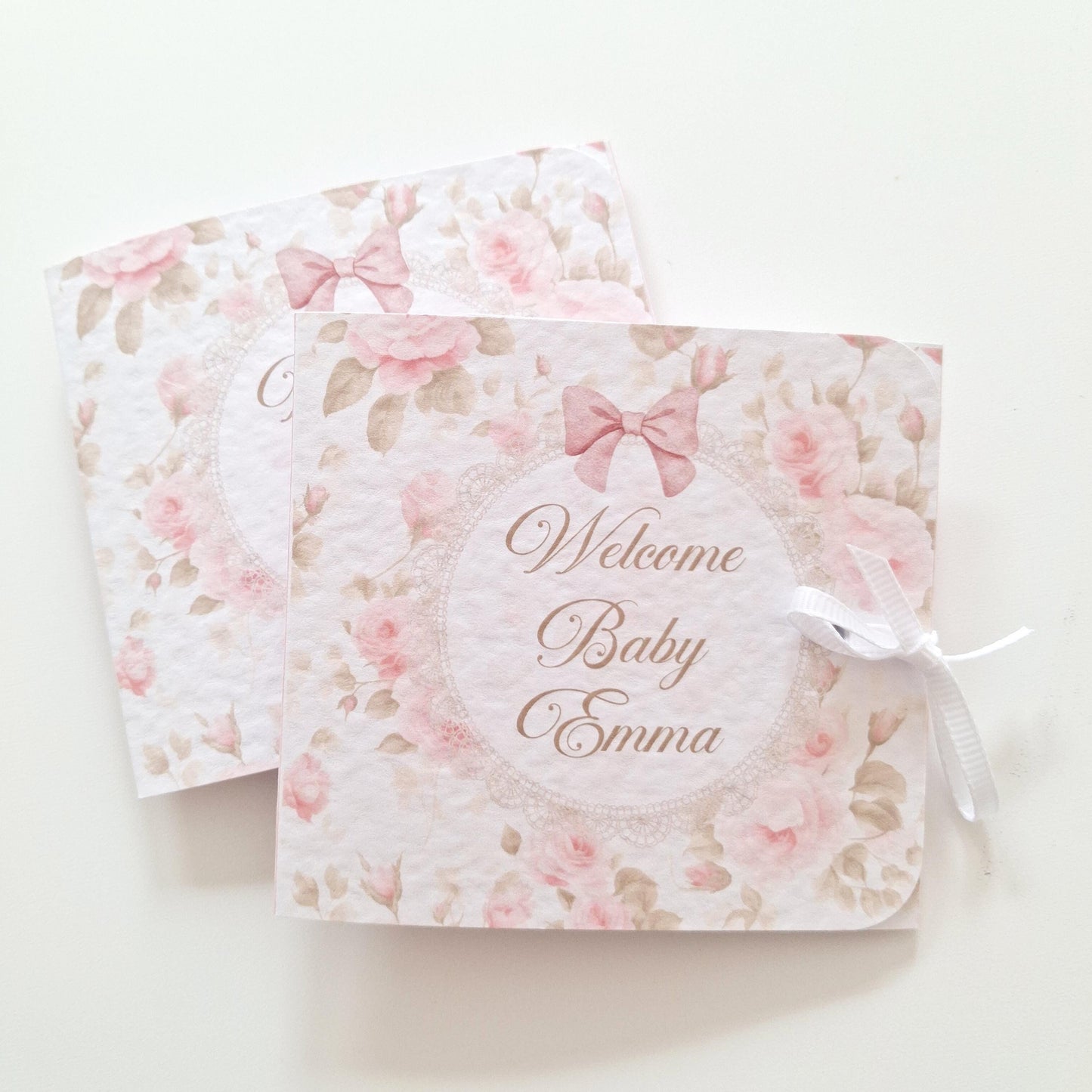 Personalised Welcome Baby Girl Favours – Chocolate Thank-You Gifts