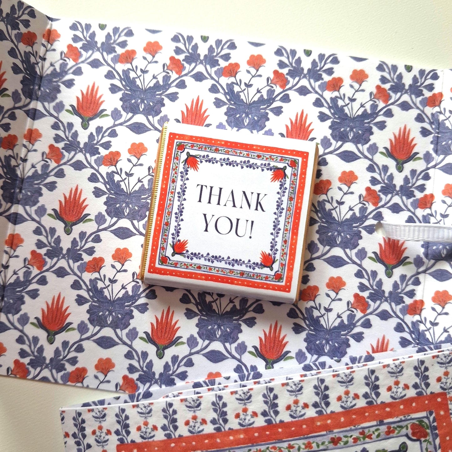 Personalised Floral Wedding Favours – Chocolate Thank-You Treats