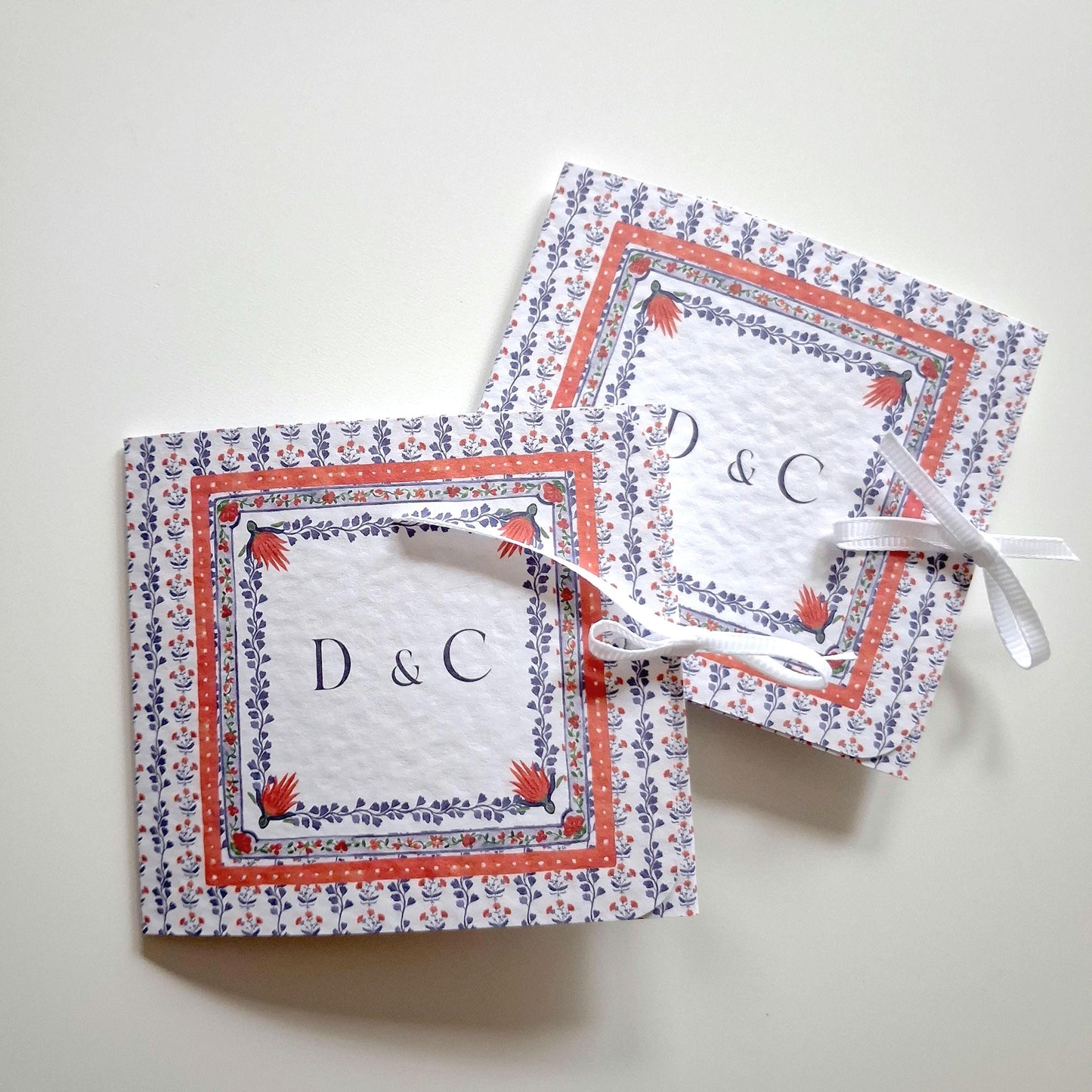 Personalised Floral Wedding Favours – Chocolate Thank-You Treats