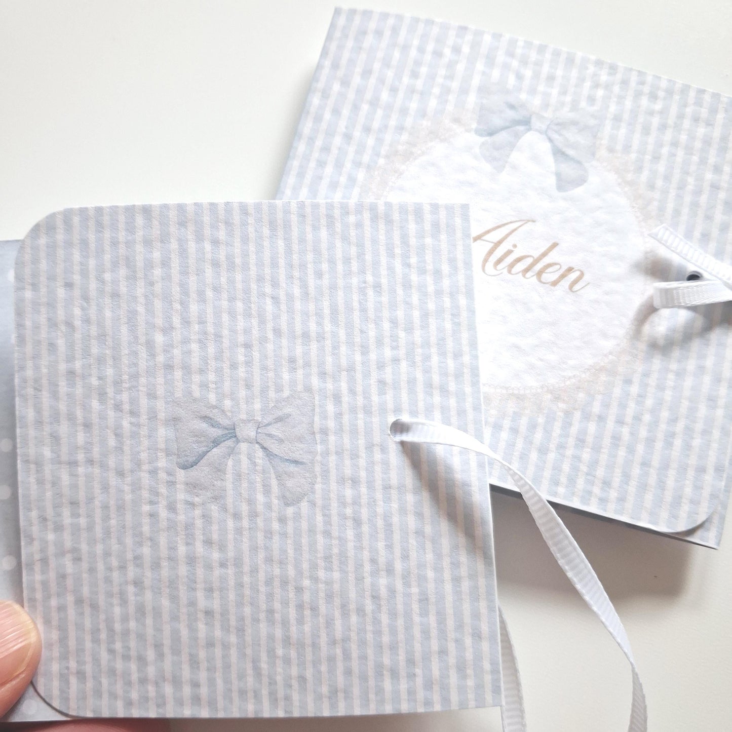 Personalised Welcome Baby Boy Favours – Chocolate Thank-You Treats