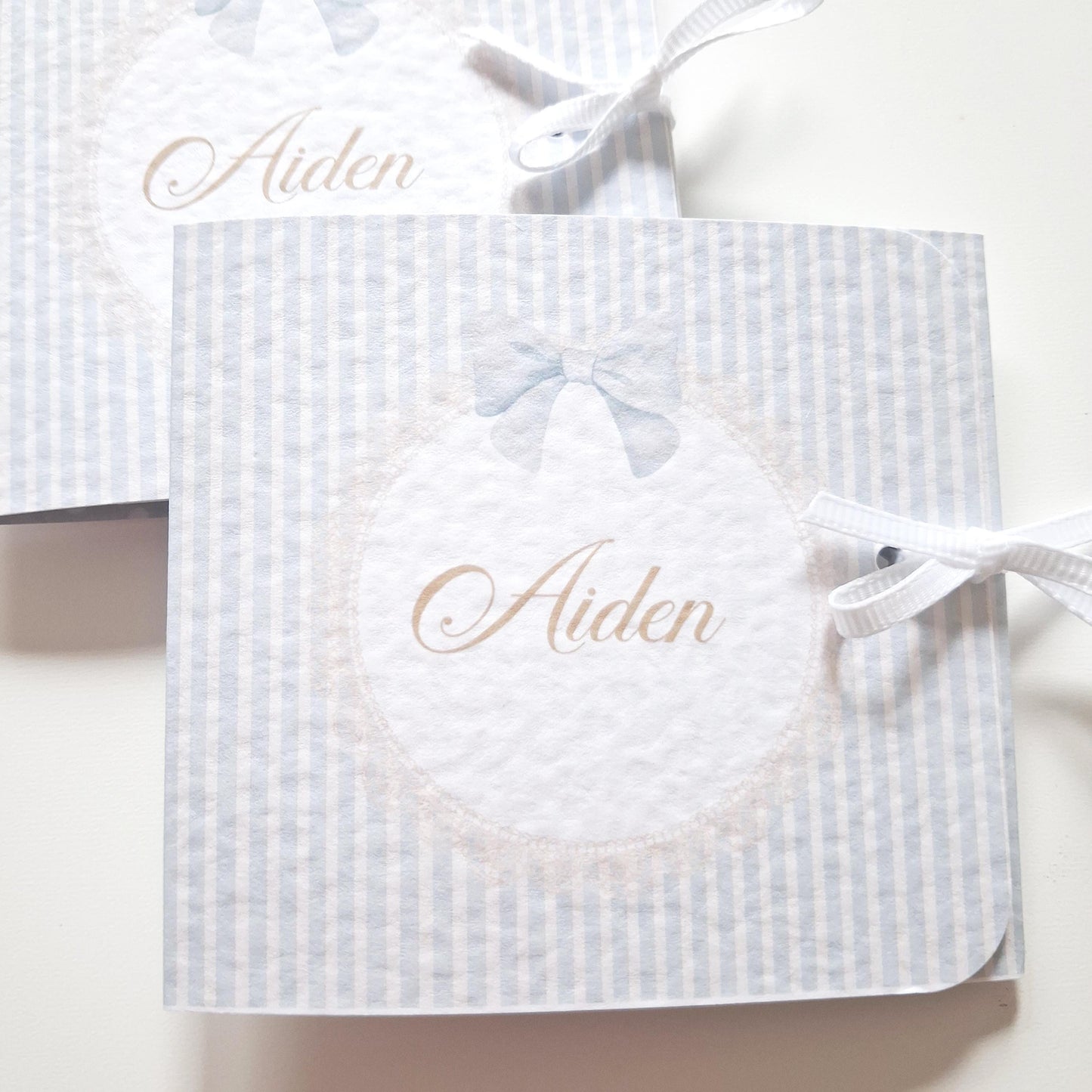 Personalised Welcome Baby Boy Favours – Chocolate Thank-You Treats