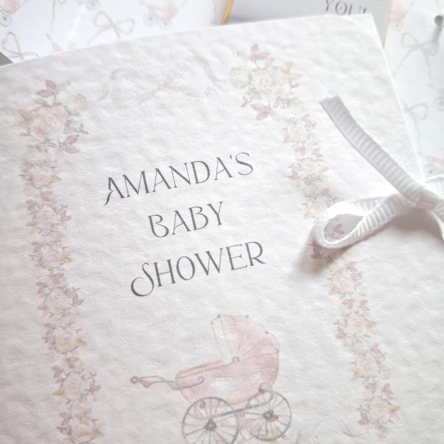 Personalised Baby Shower Favours for Girls – Pink Chocolate Thank-You Treats