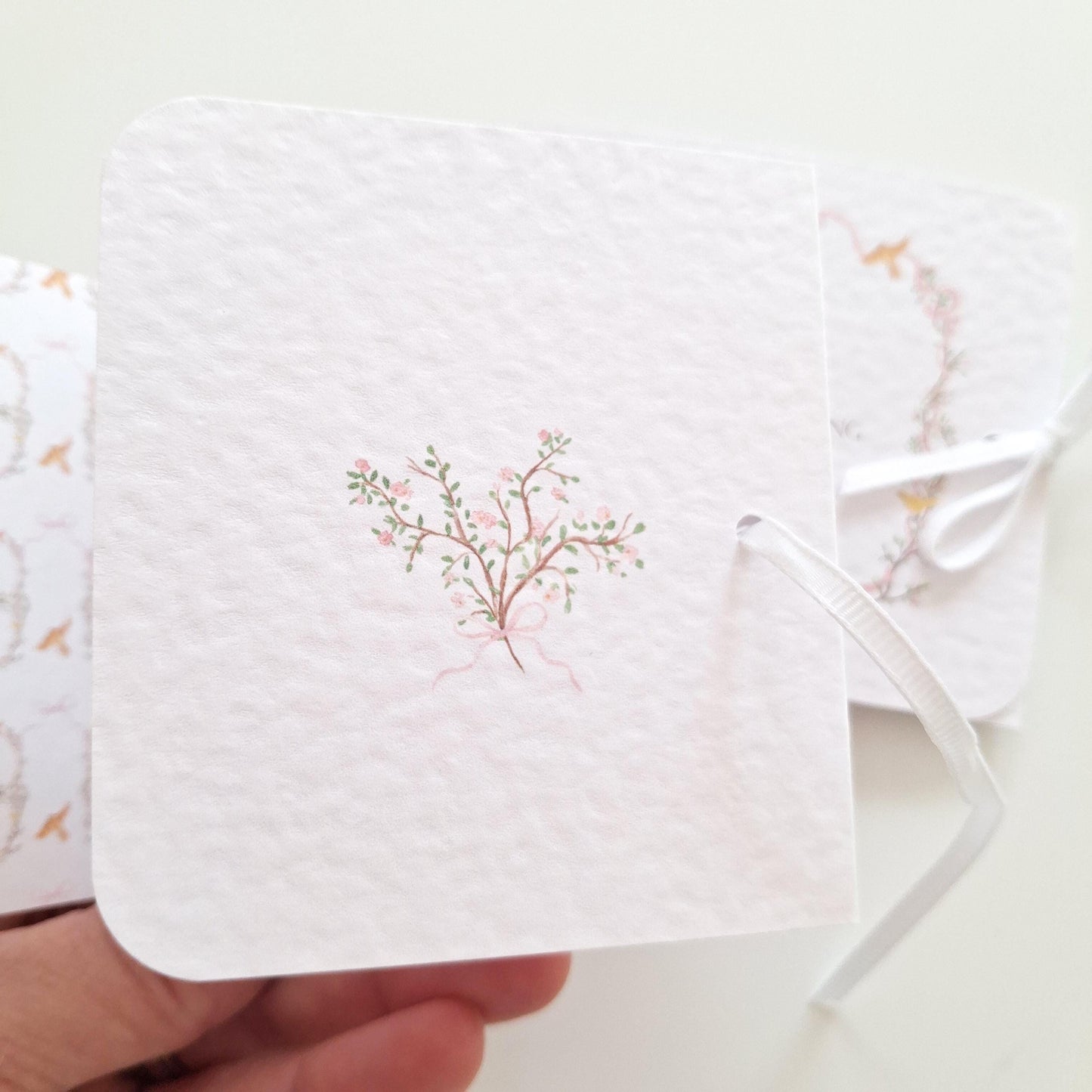 Girls’ Christening Favours – Personalised Floral Chocolate Treats
