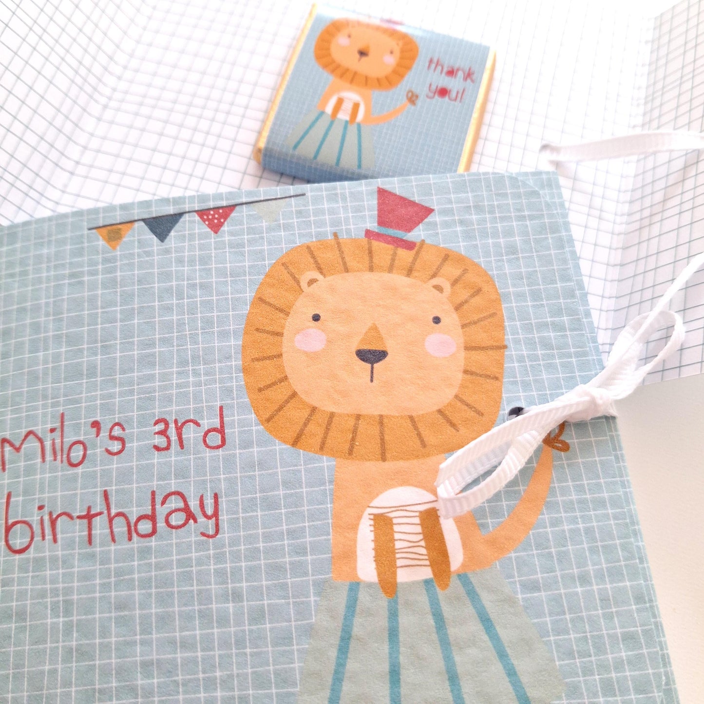 Personalised Circus Party Birthday Favours – Chocolate Thank-You Treats